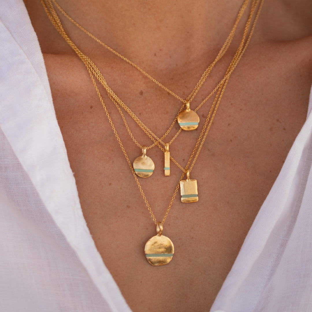 The Mini Full-Circle Necklace - Thousand Fibres