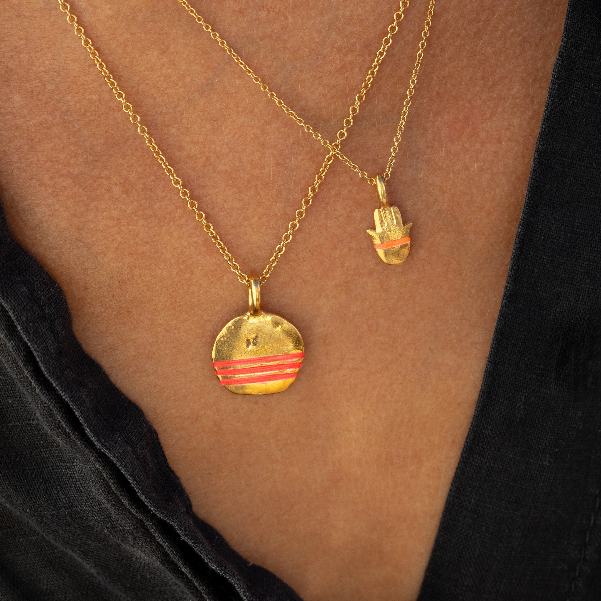 The Mini Hamsa Necklace