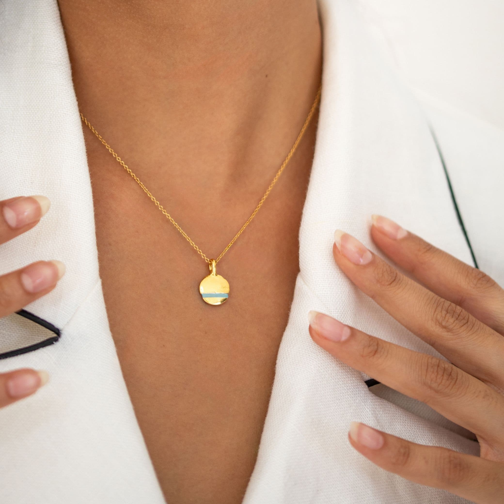 The Mini Full-Circle Necklace - Thousand Fibres