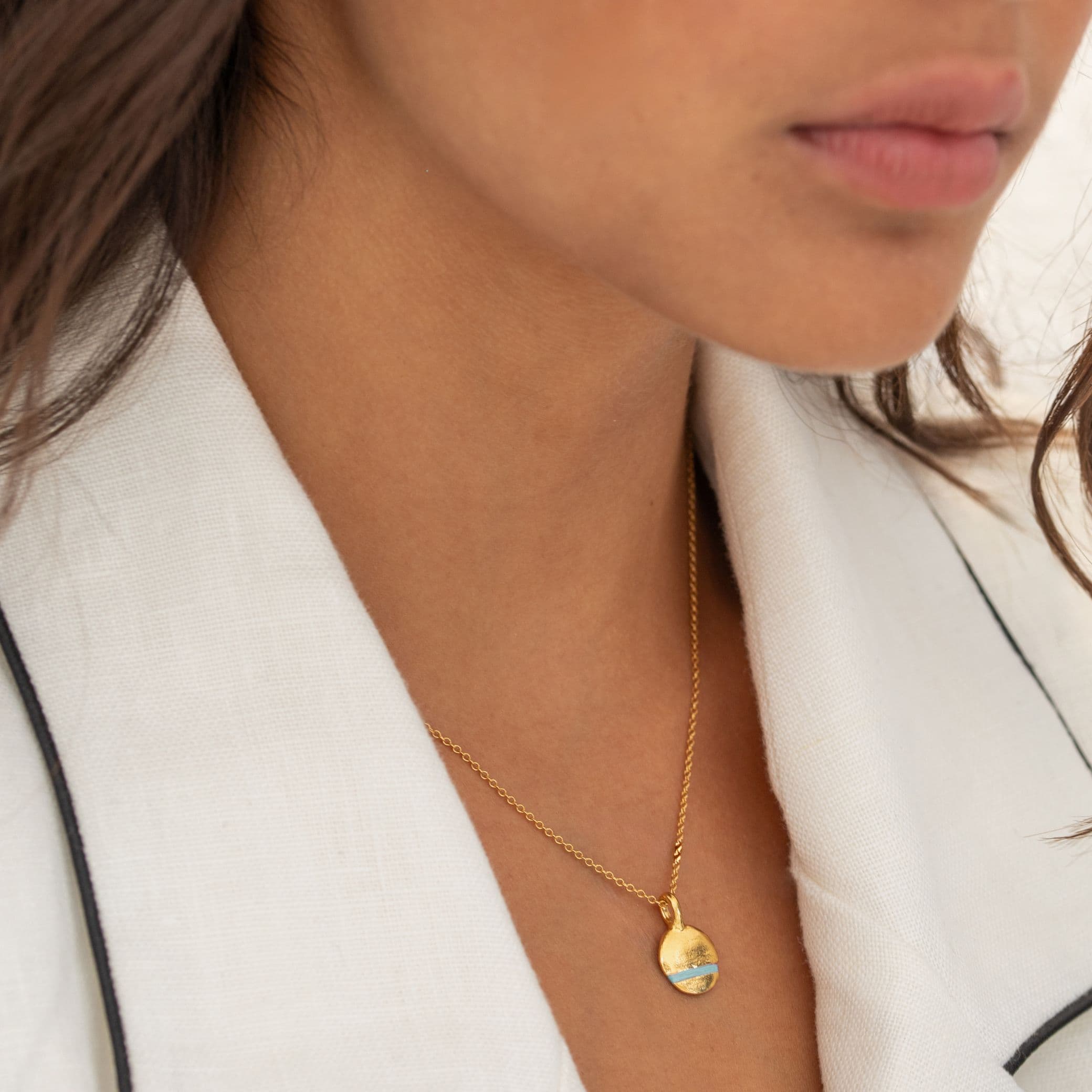 The Mini Full-Circle Necklace - Thousand Fibres