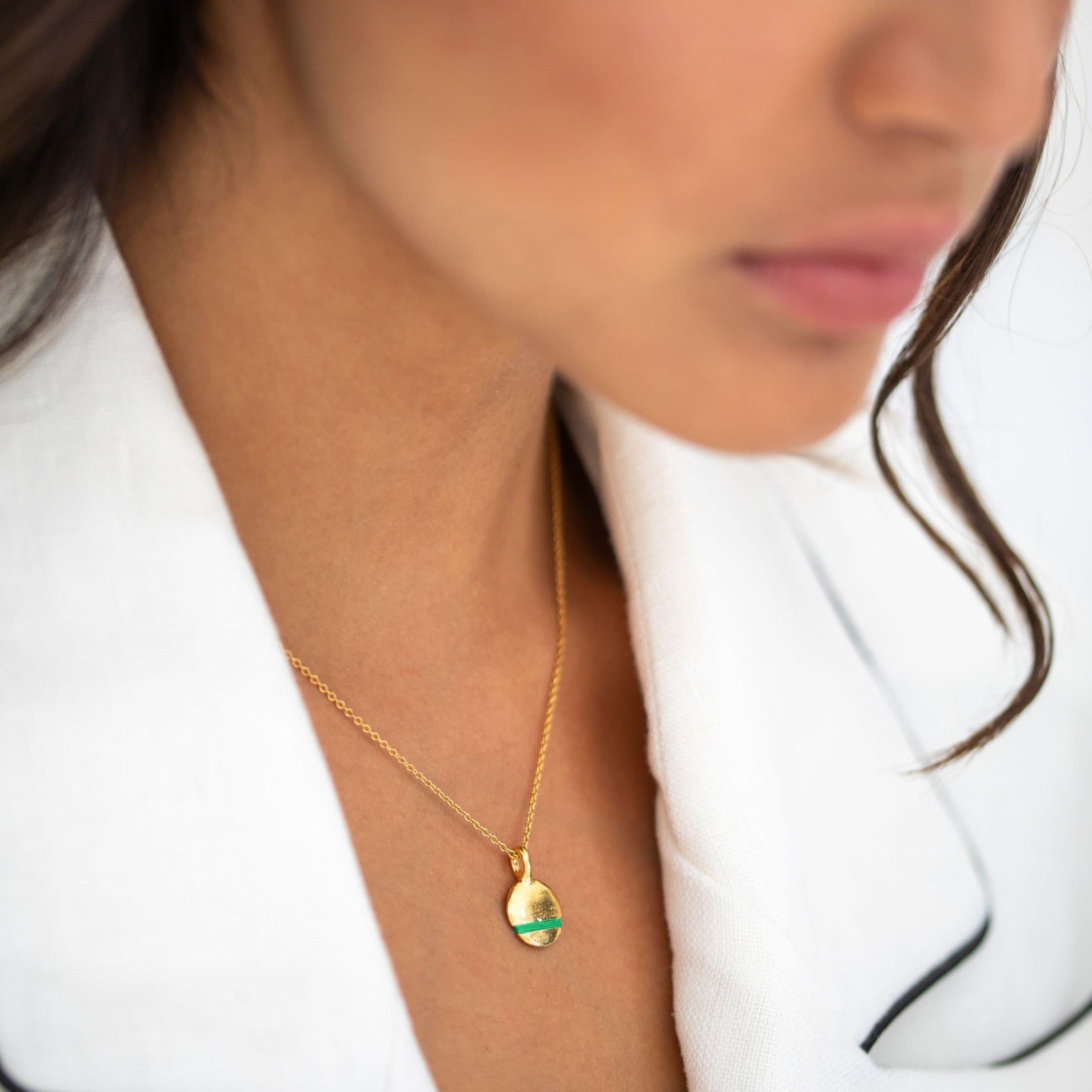 The Mini Full-Circle Necklace - Thousand Fibres