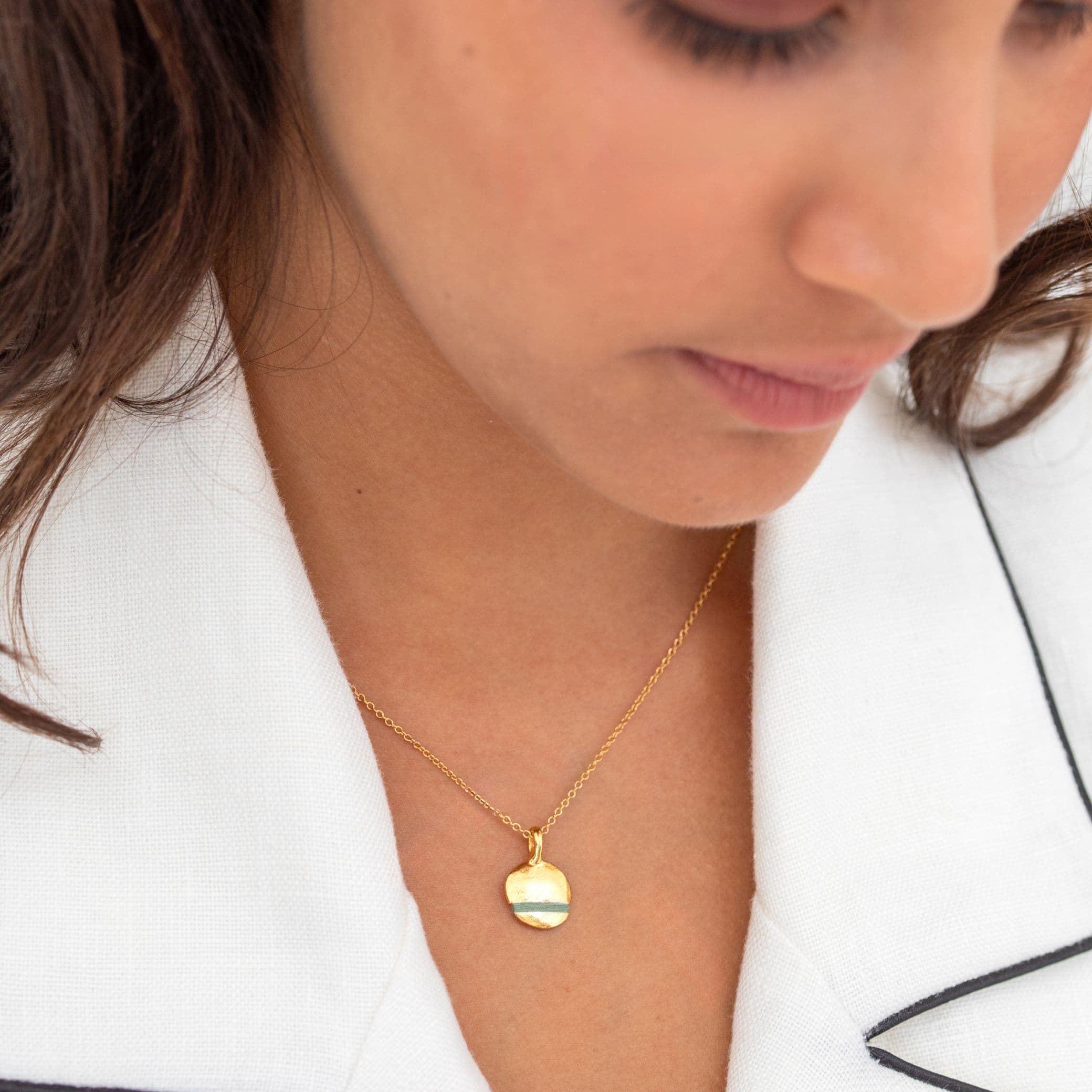 The Mini Full-Circle Necklace - Thousand Fibres