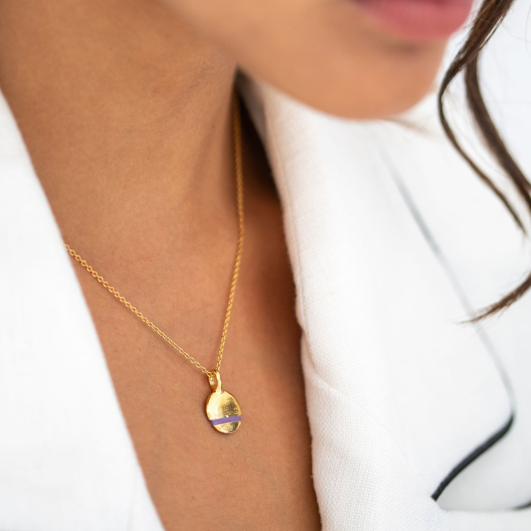 The Mini Full-Circle Necklace - Thousand Fibres