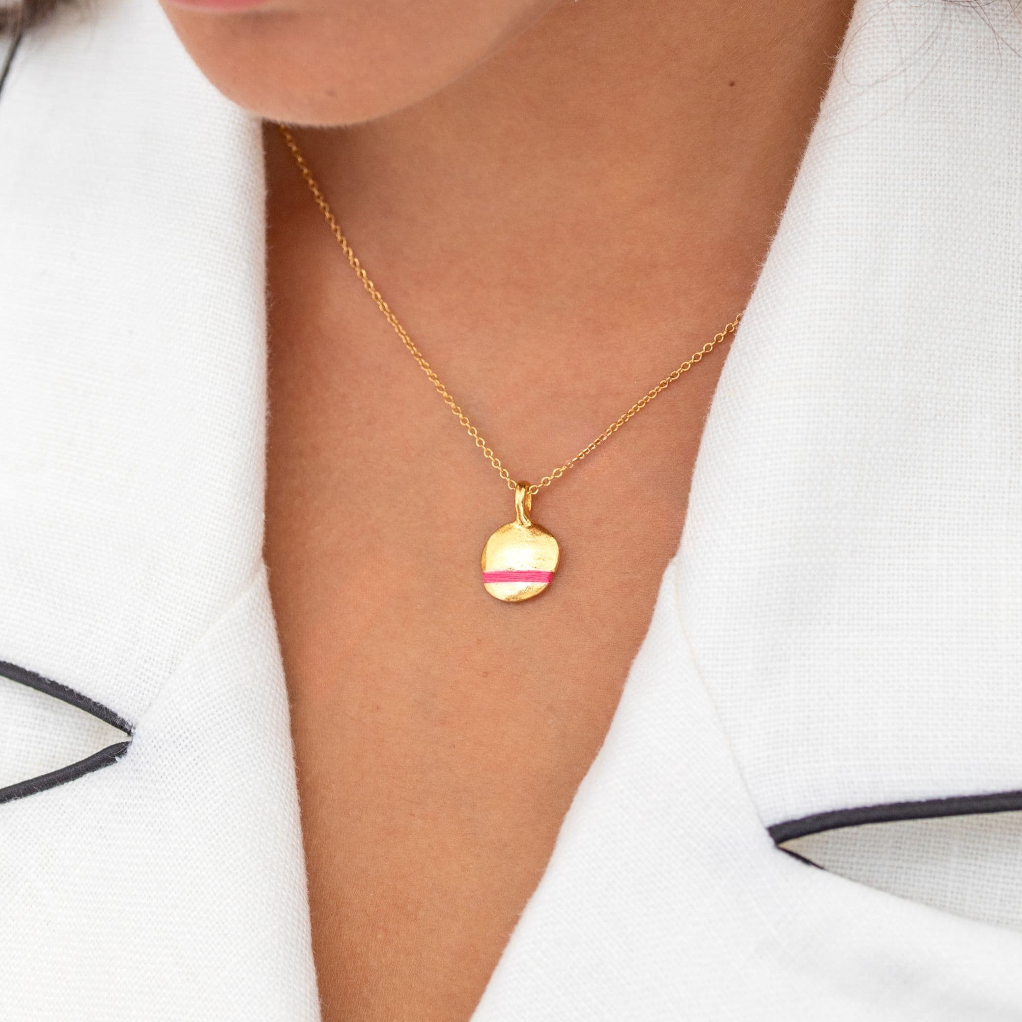 The Mini Full-Circle Necklace - Thousand Fibres