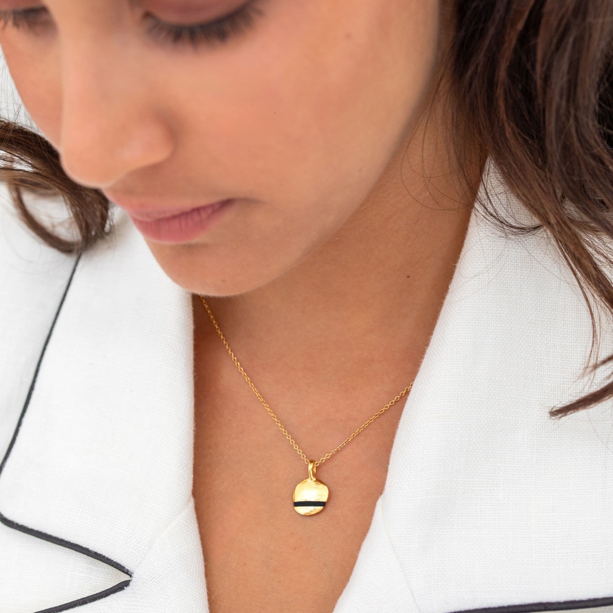 The Mini Full-Circle Necklace - Thousand Fibres