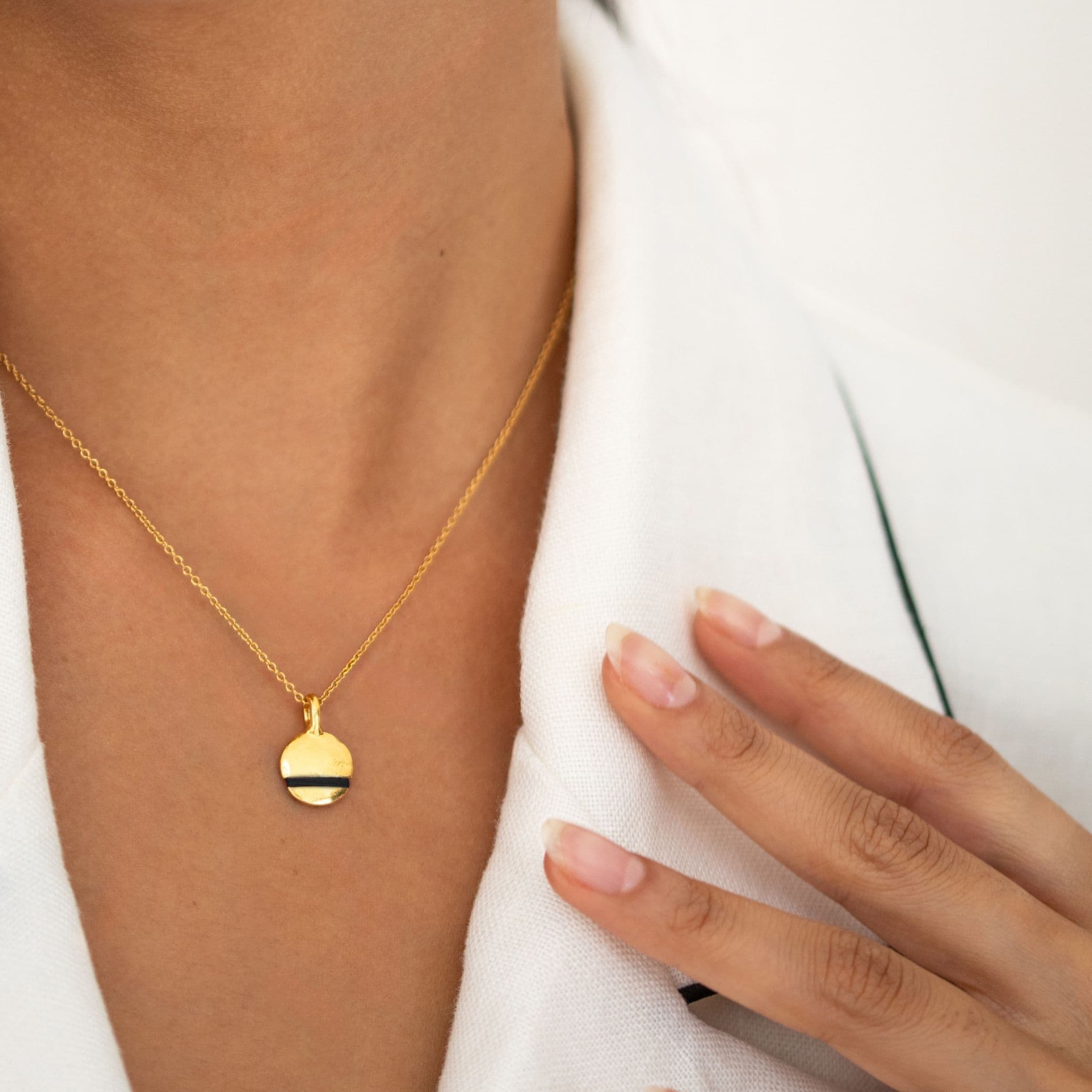 The Mini Full-Circle Necklace - Thousand Fibres