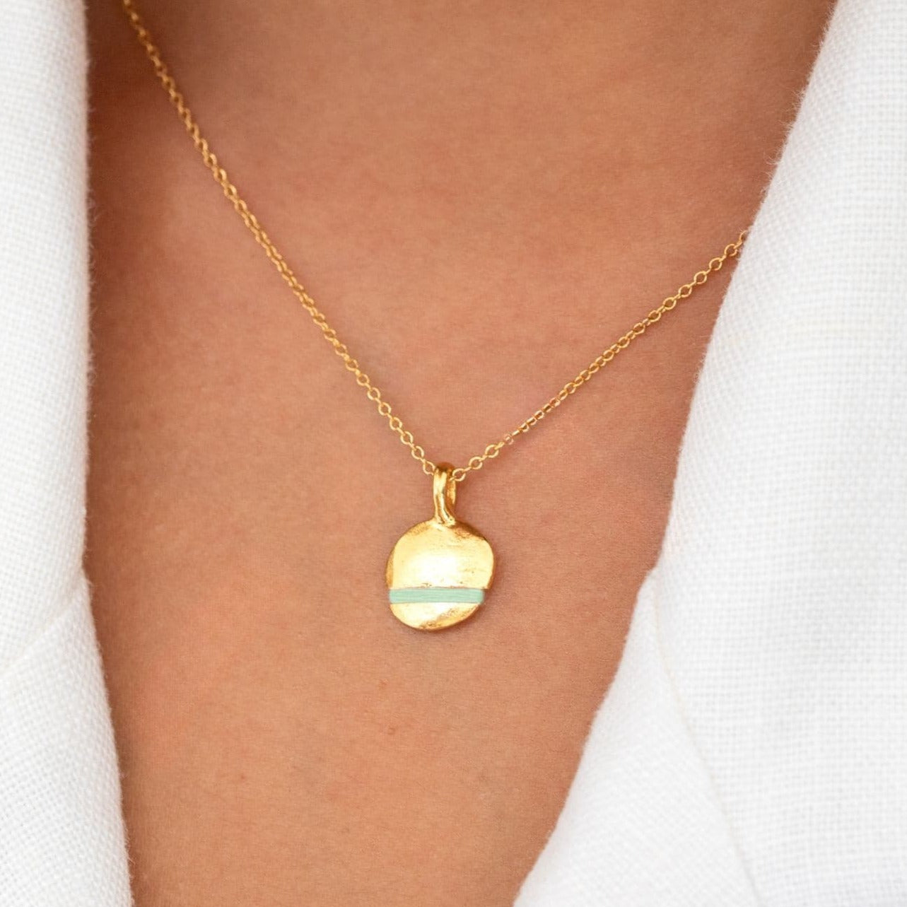 The Mini Full-Circle Necklace - Thousand Fibres