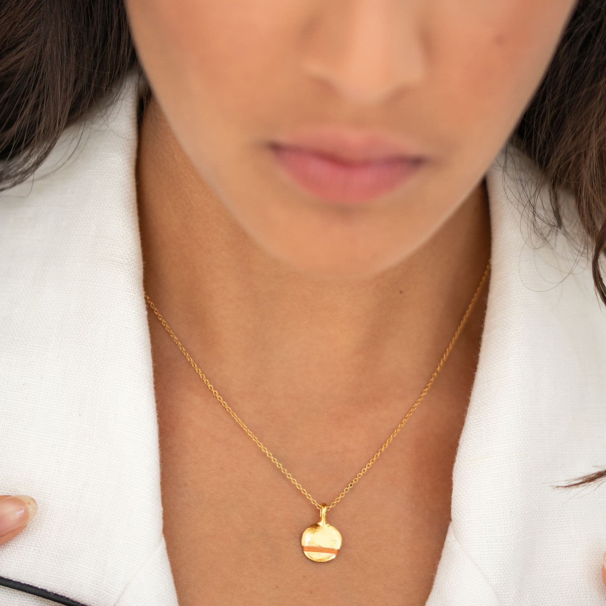 The Mini Full-Circle Necklace - Thousand Fibres