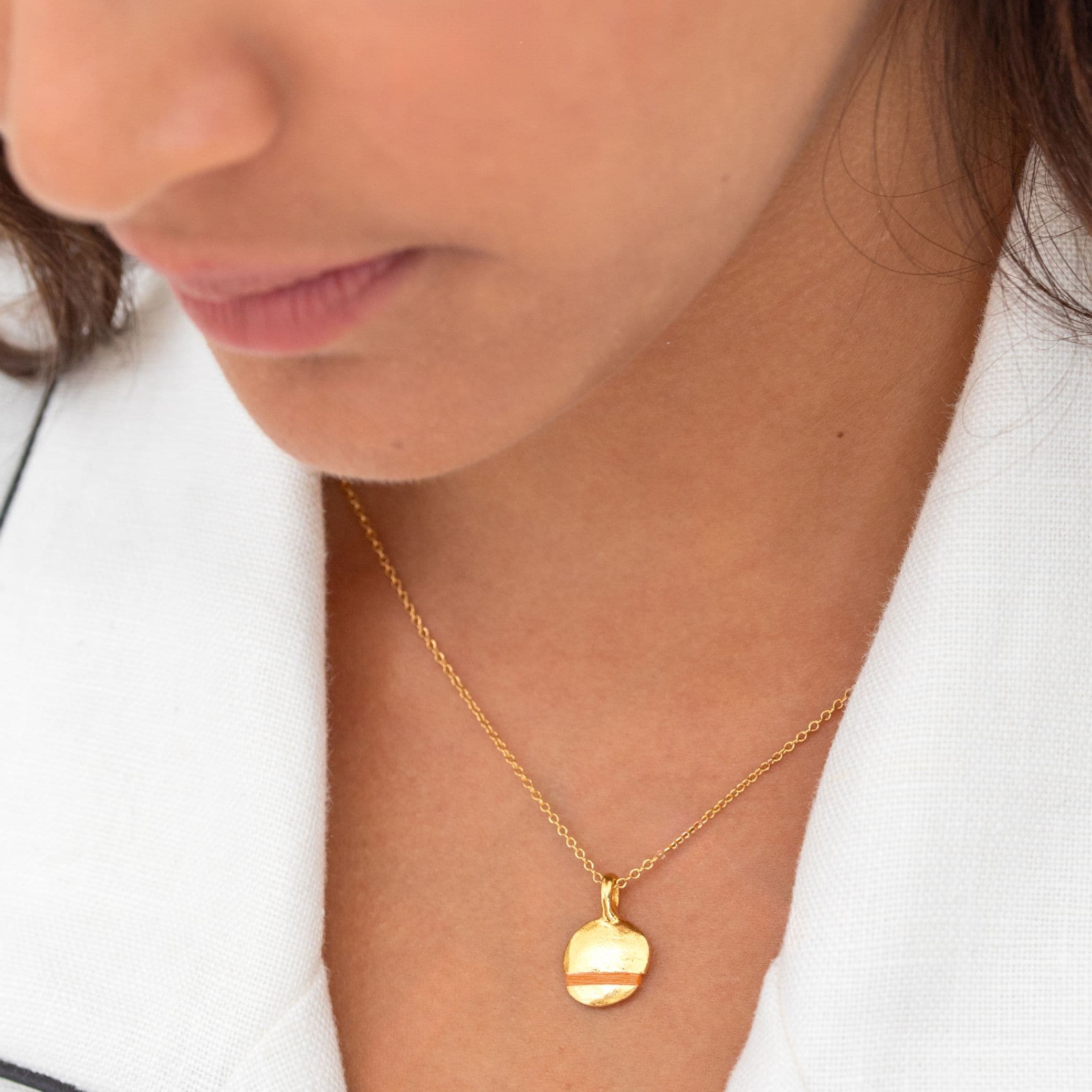 The Mini Full-Circle Necklace - Thousand Fibres