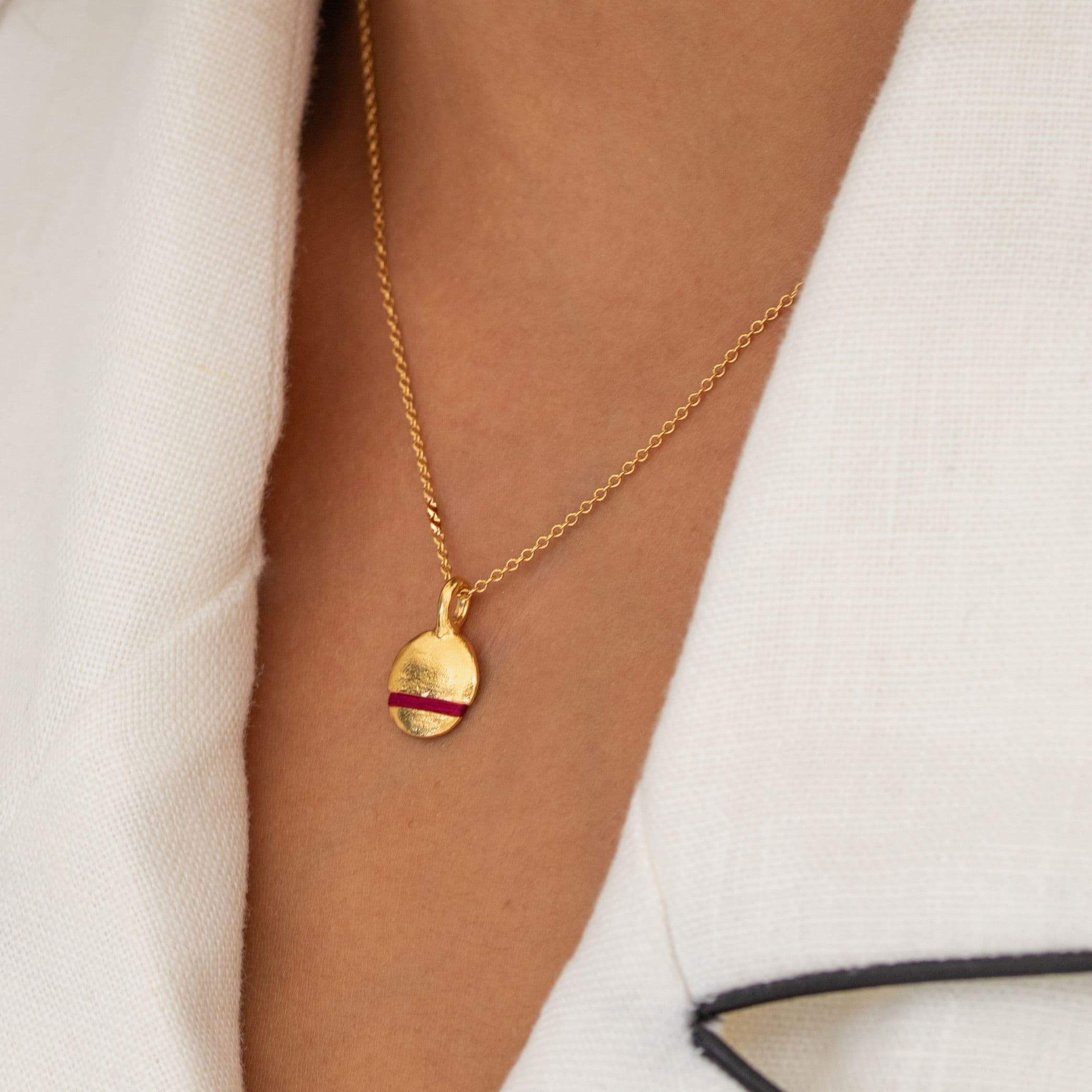 The Mini Full-Circle Necklace - Thousand Fibres