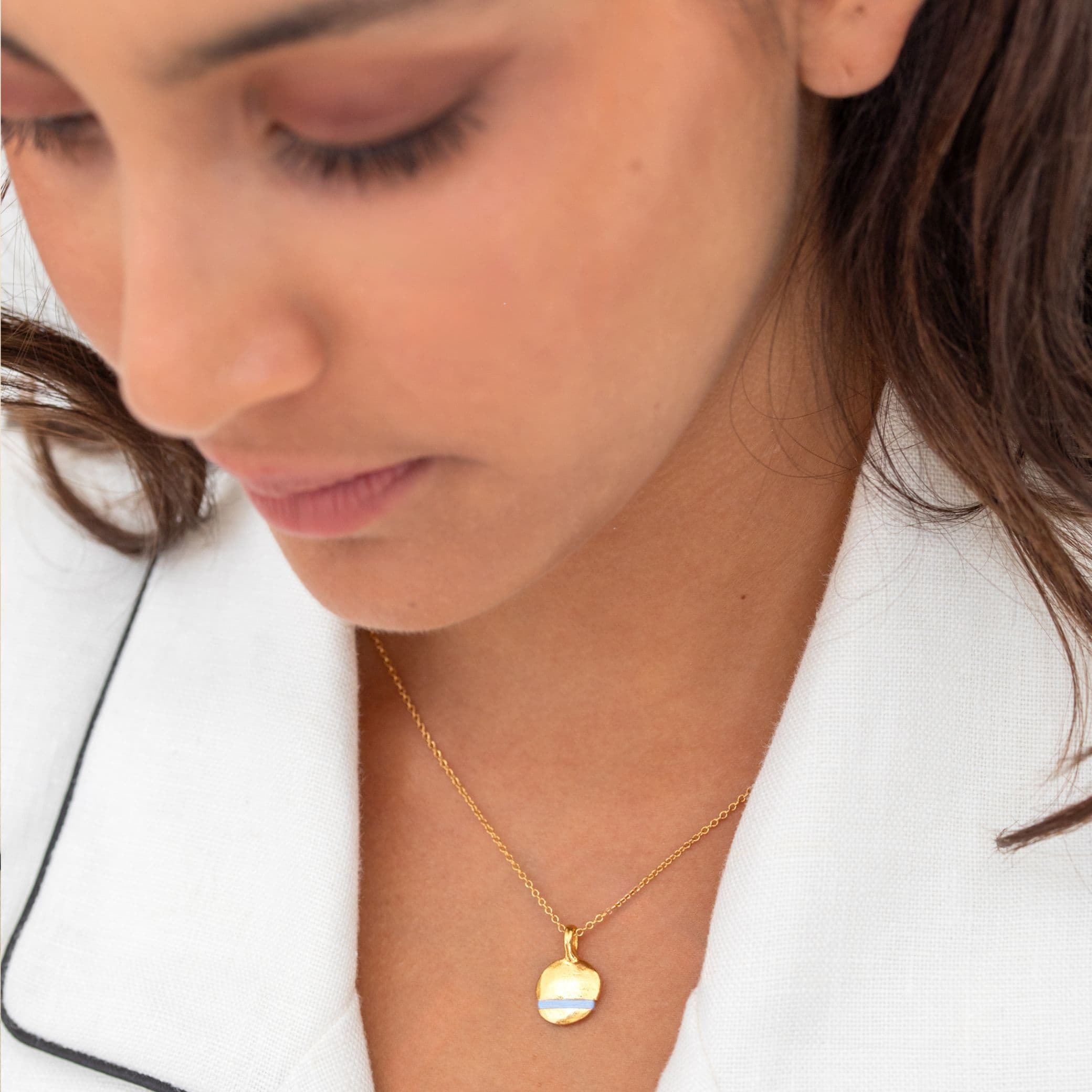 The Mini Full-Circle Necklace - Thousand Fibres