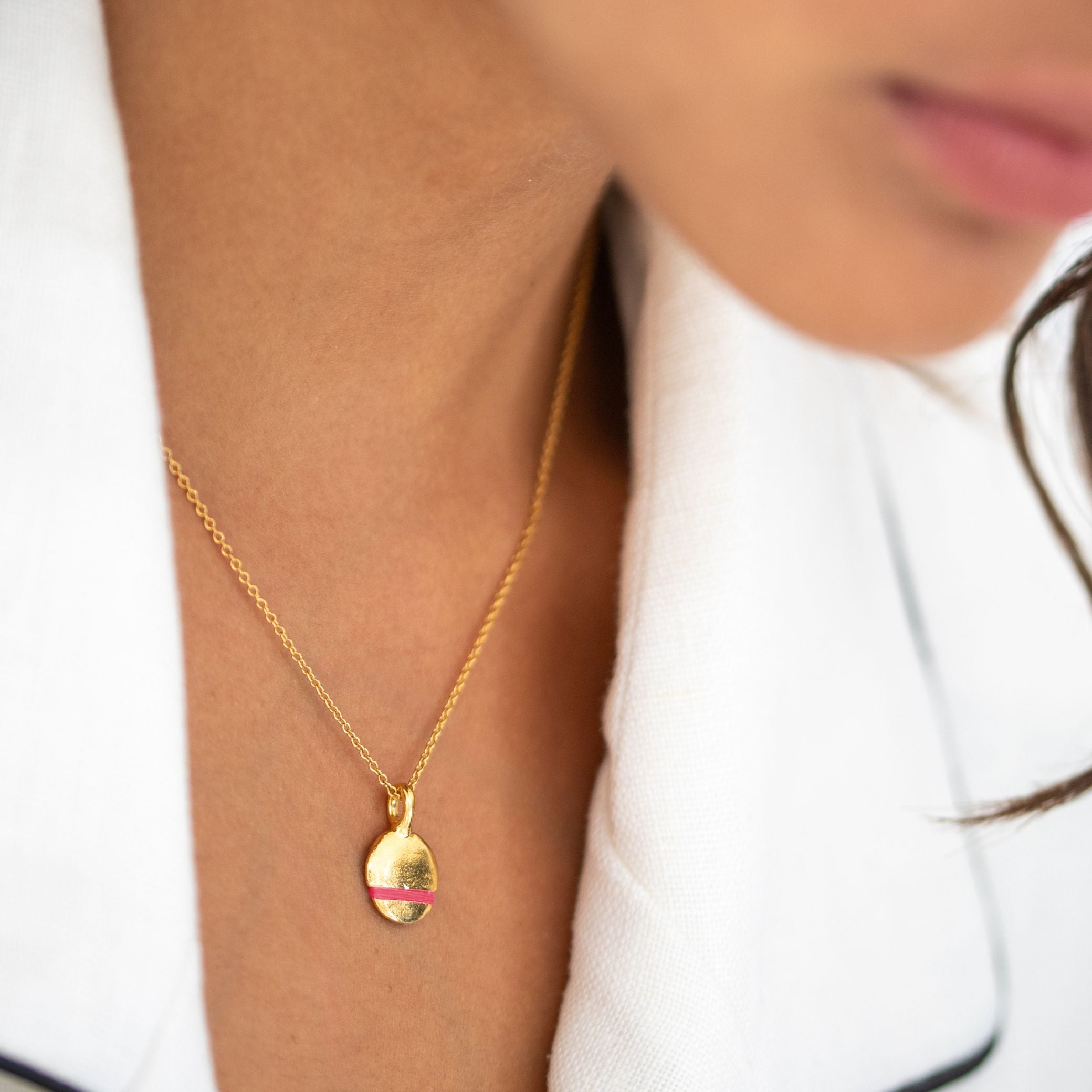 The Mini Full-Circle Necklace - Thousand Fibres