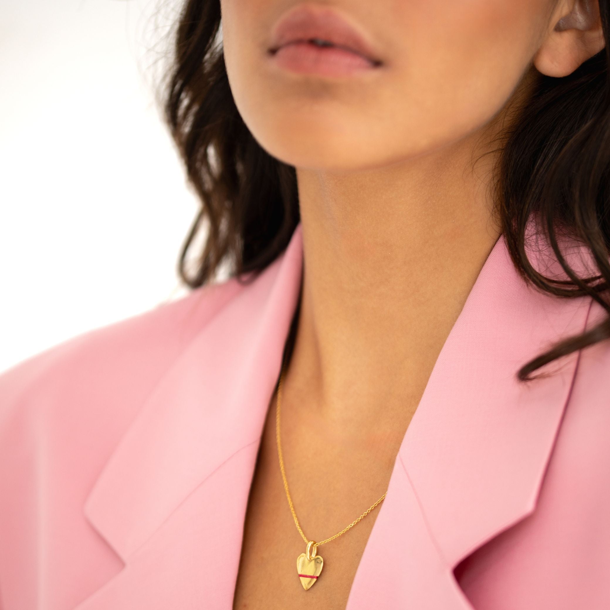 The Mini Heart-Full Necklace - Thousand Fibres