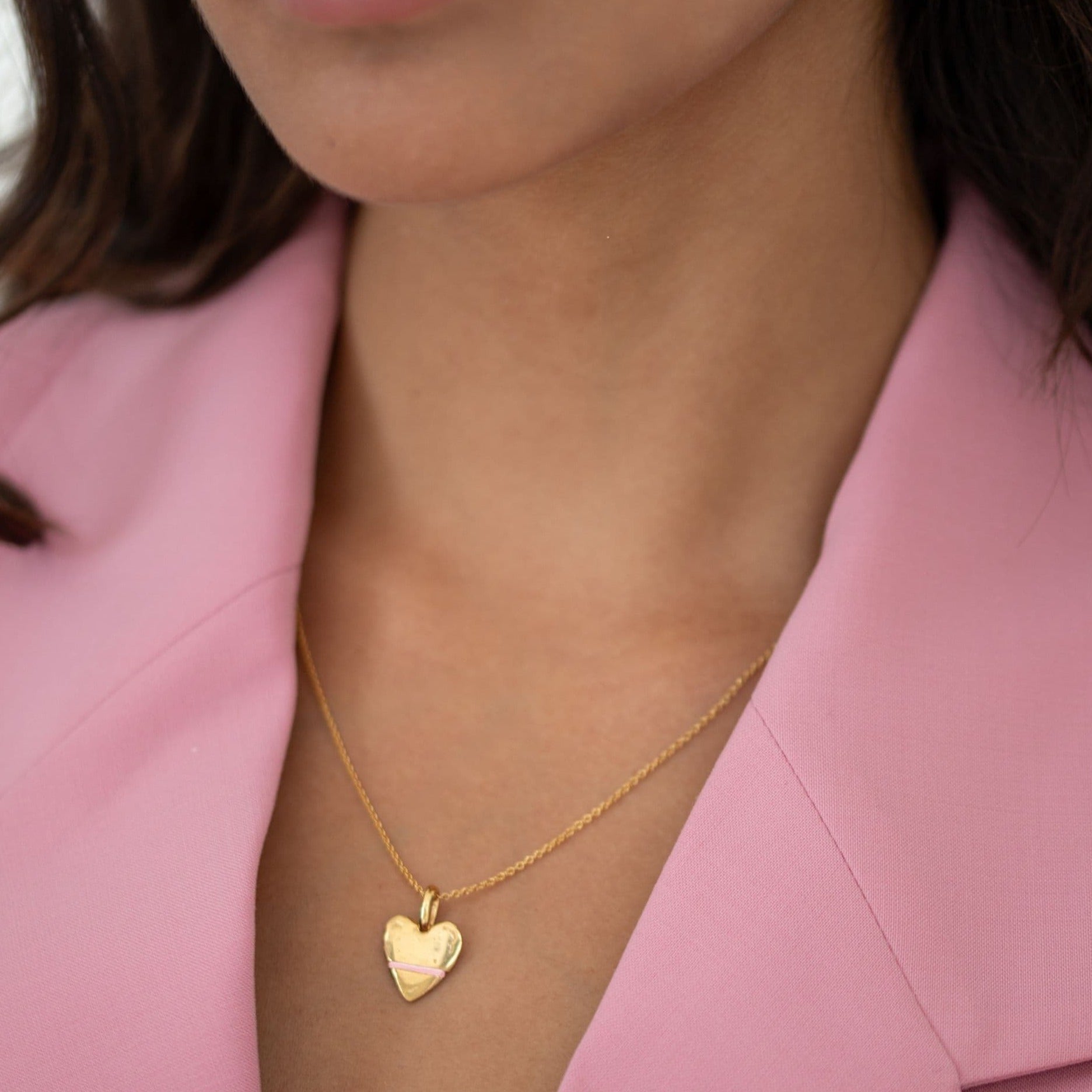 The Mini Heart-Full Necklace - Thousand Fibres