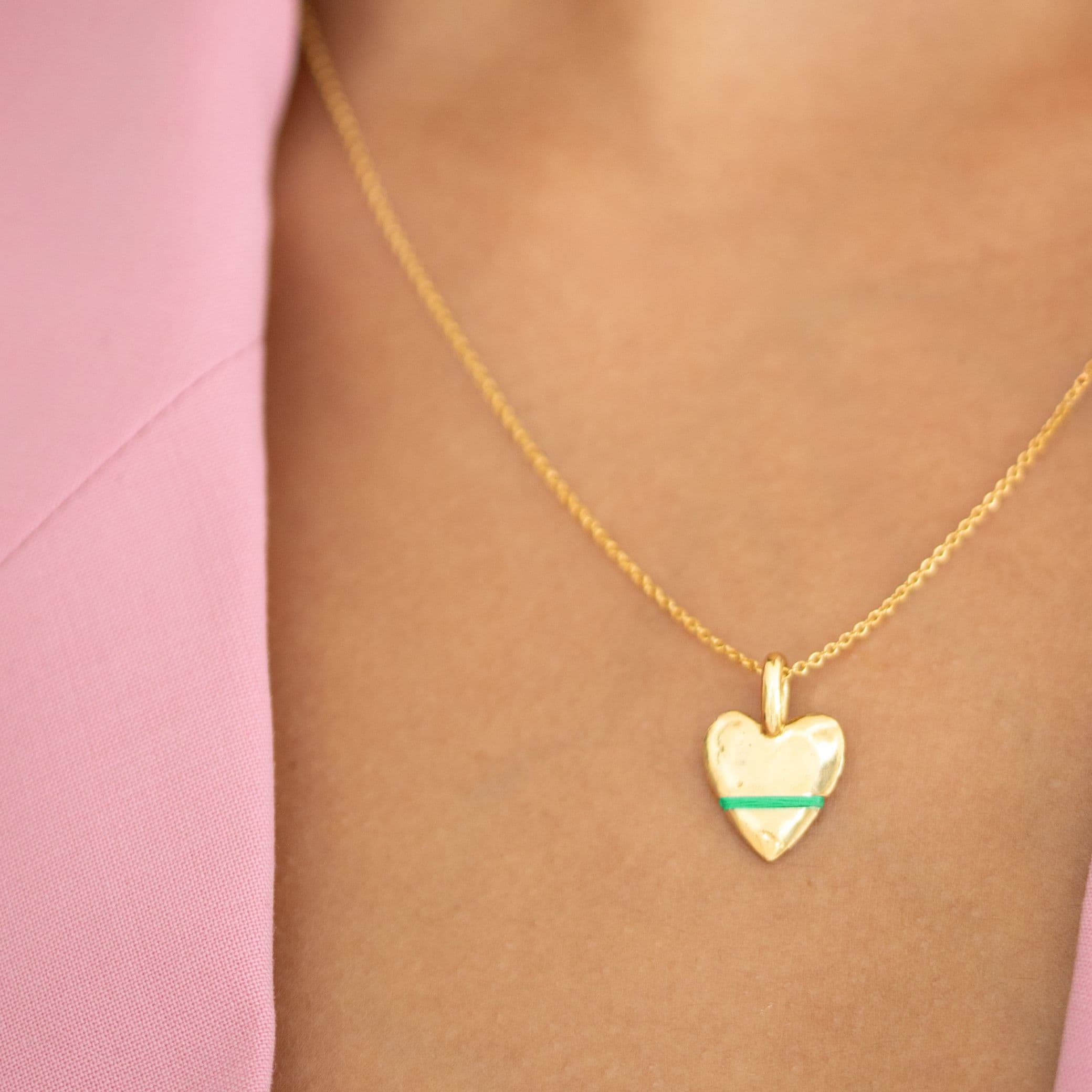 The Mini Heart-Full Necklace - Thousand Fibres