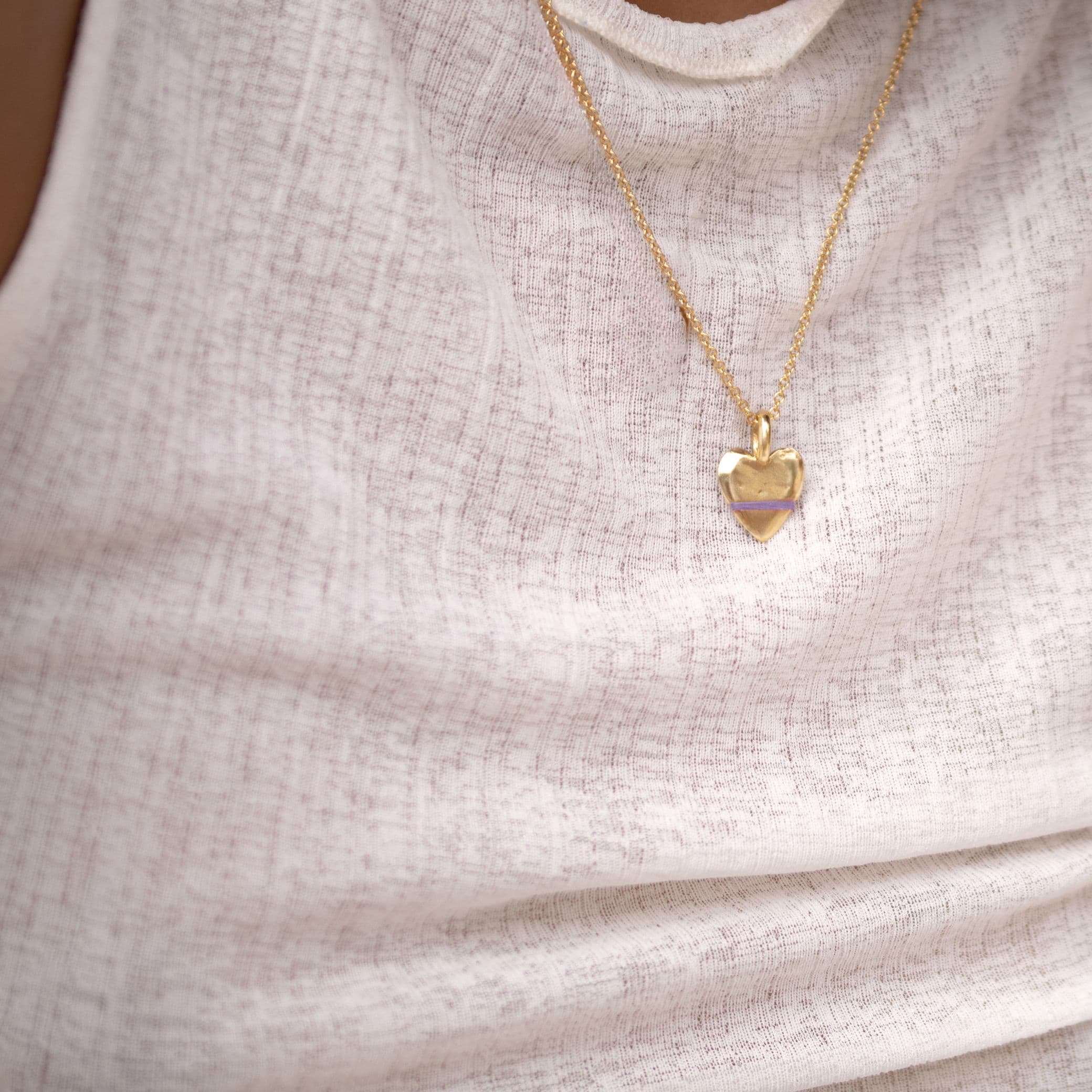 The Mini Heart-Full Necklace - Thousand Fibres