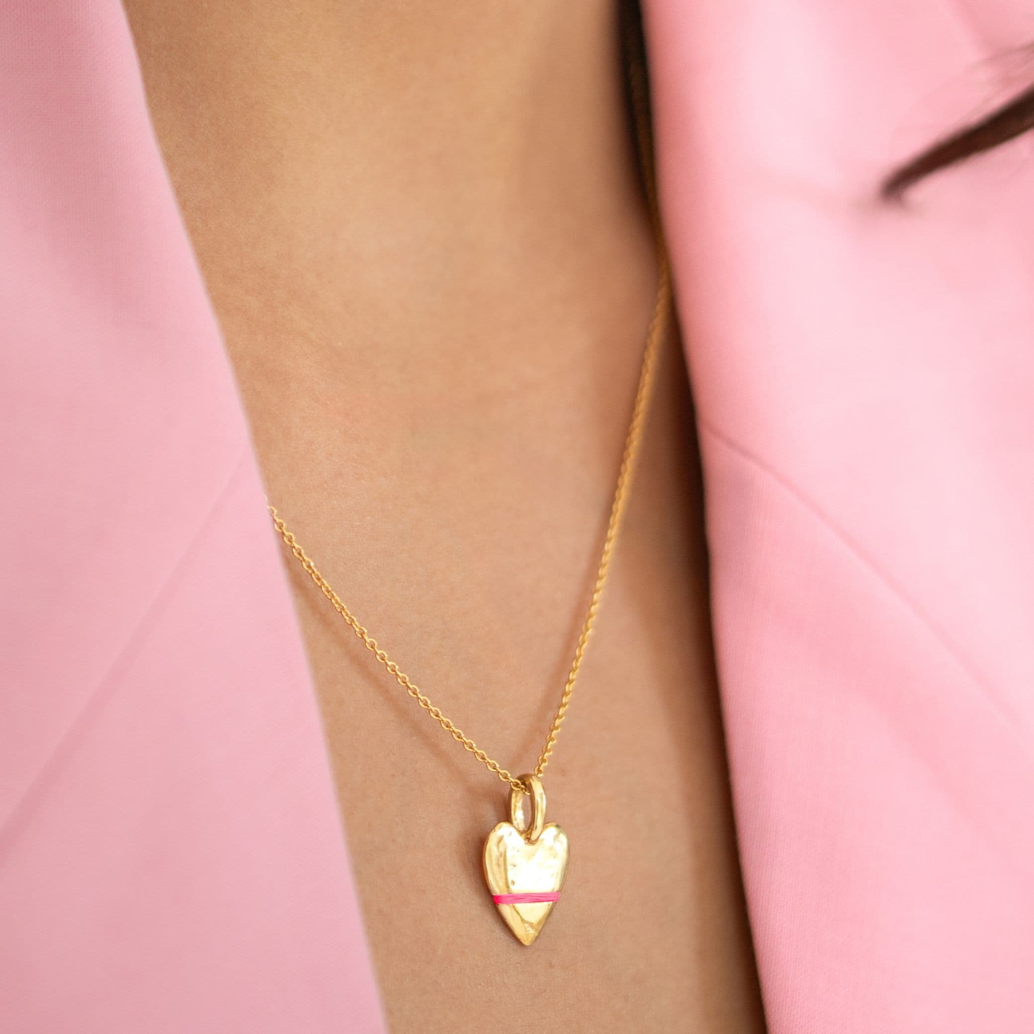 The Mini Heart-Full Necklace - Thousand Fibres