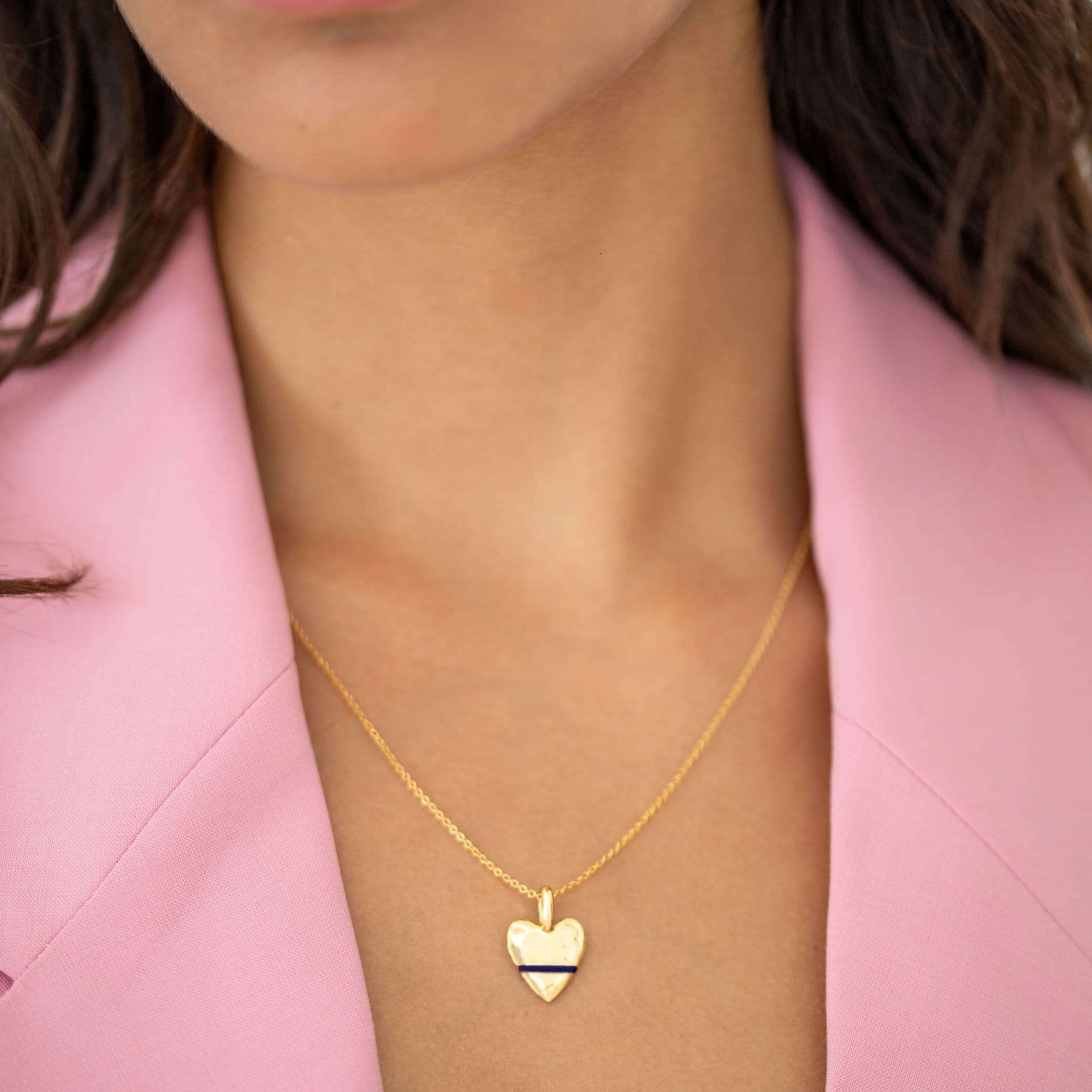 The Mini Heart-Full Necklace - Thousand Fibres