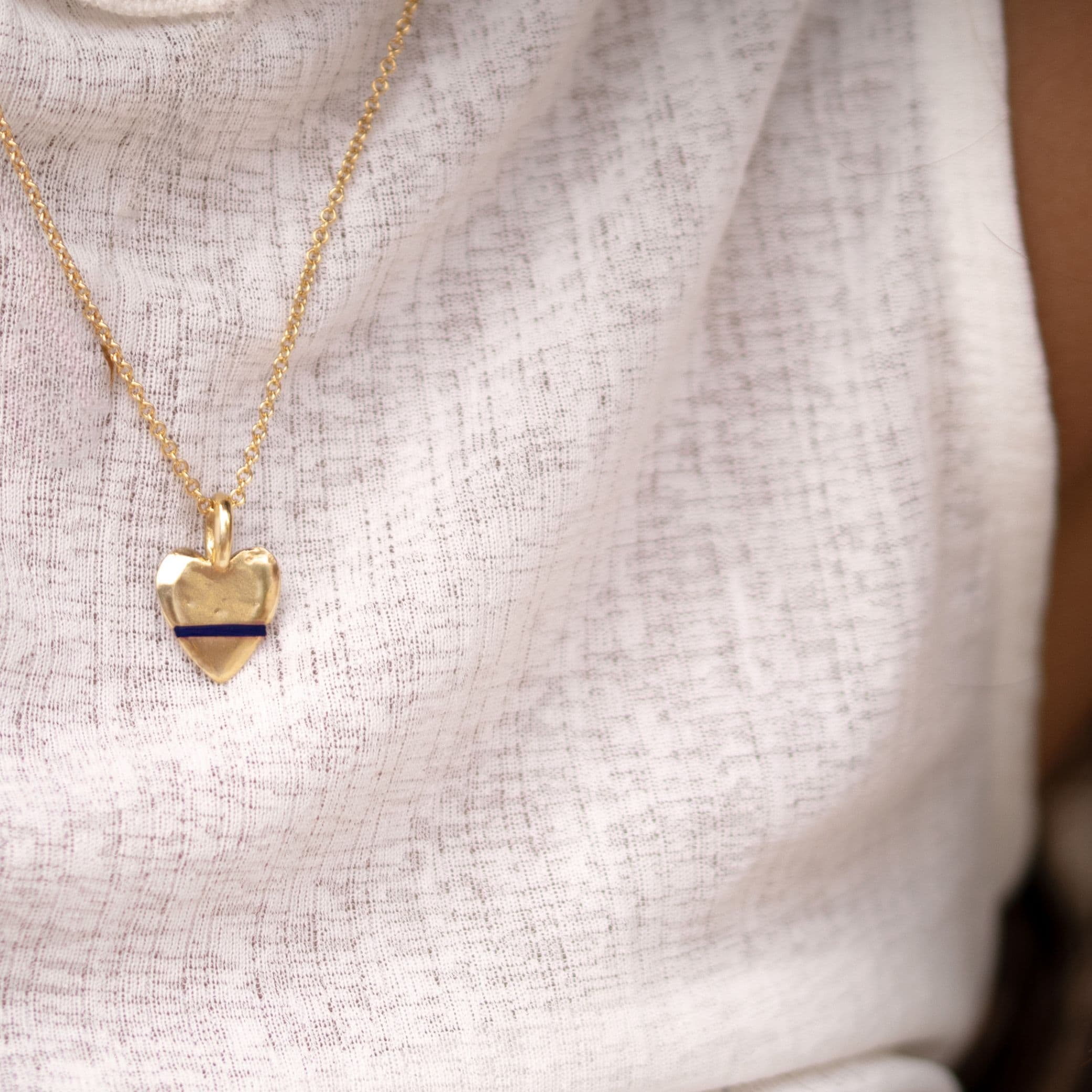 The Mini Heart-Full Necklace - Thousand Fibres