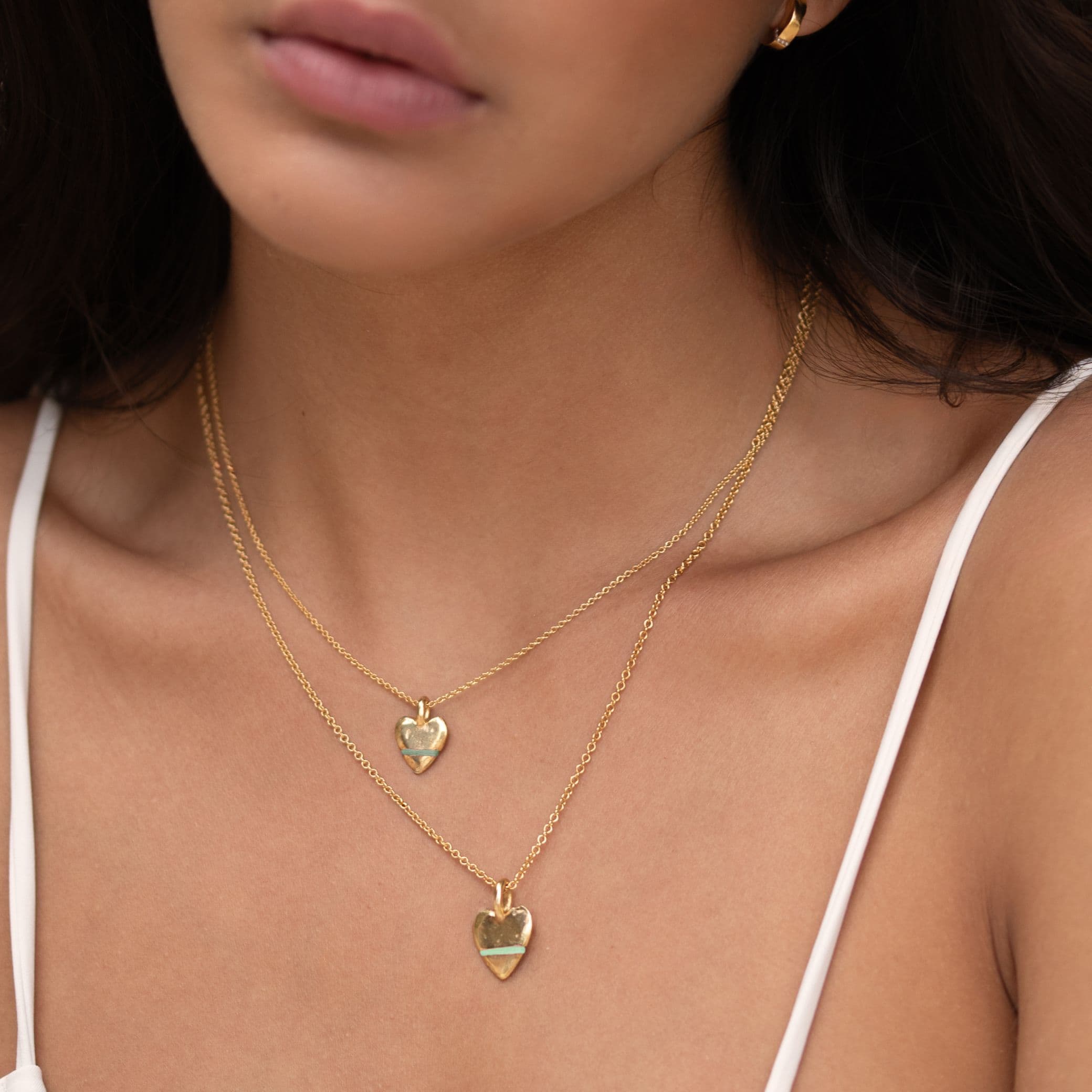 The Mini Heart-Full Necklace - Thousand Fibres