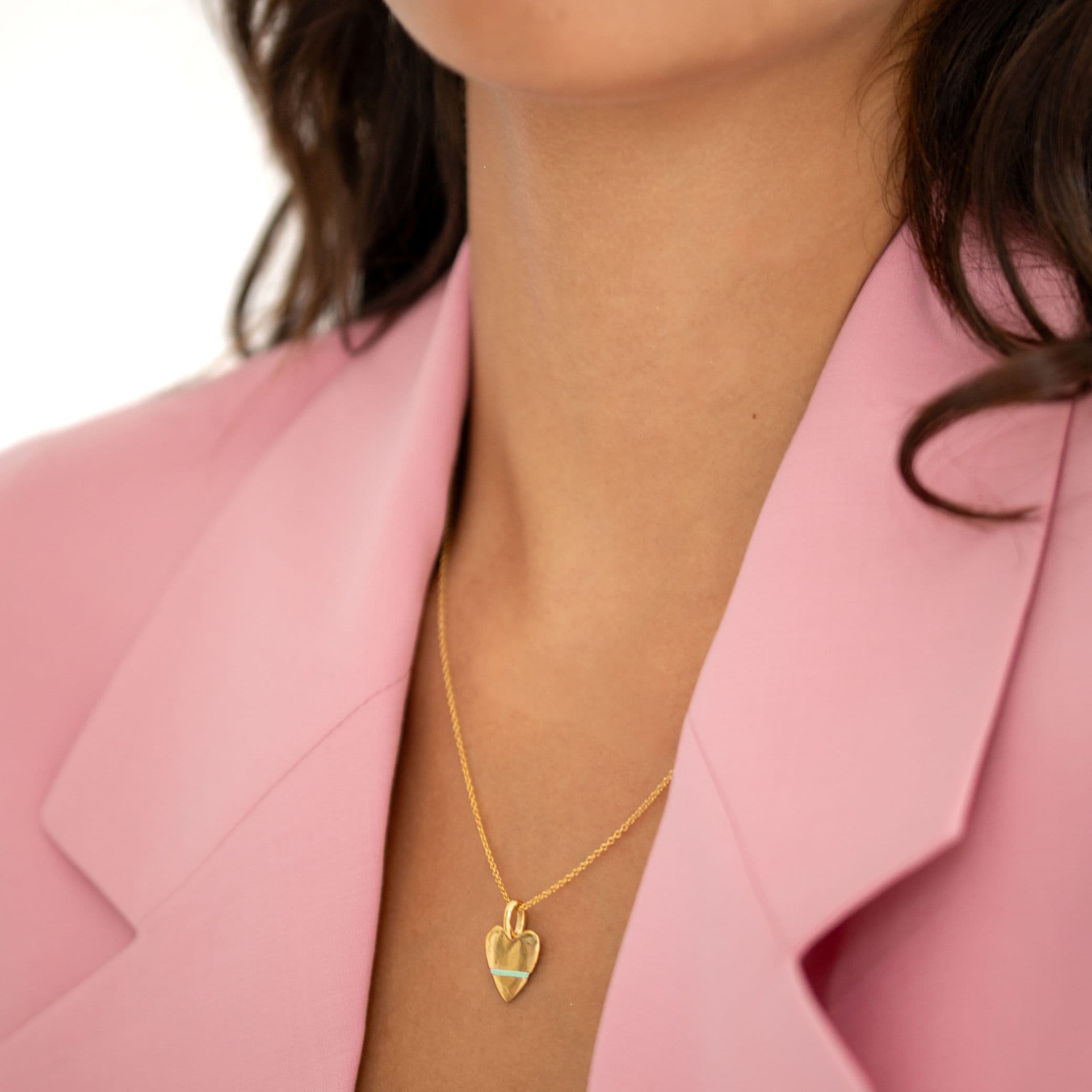 The Mini Heart-Full Necklace - Thousand Fibres