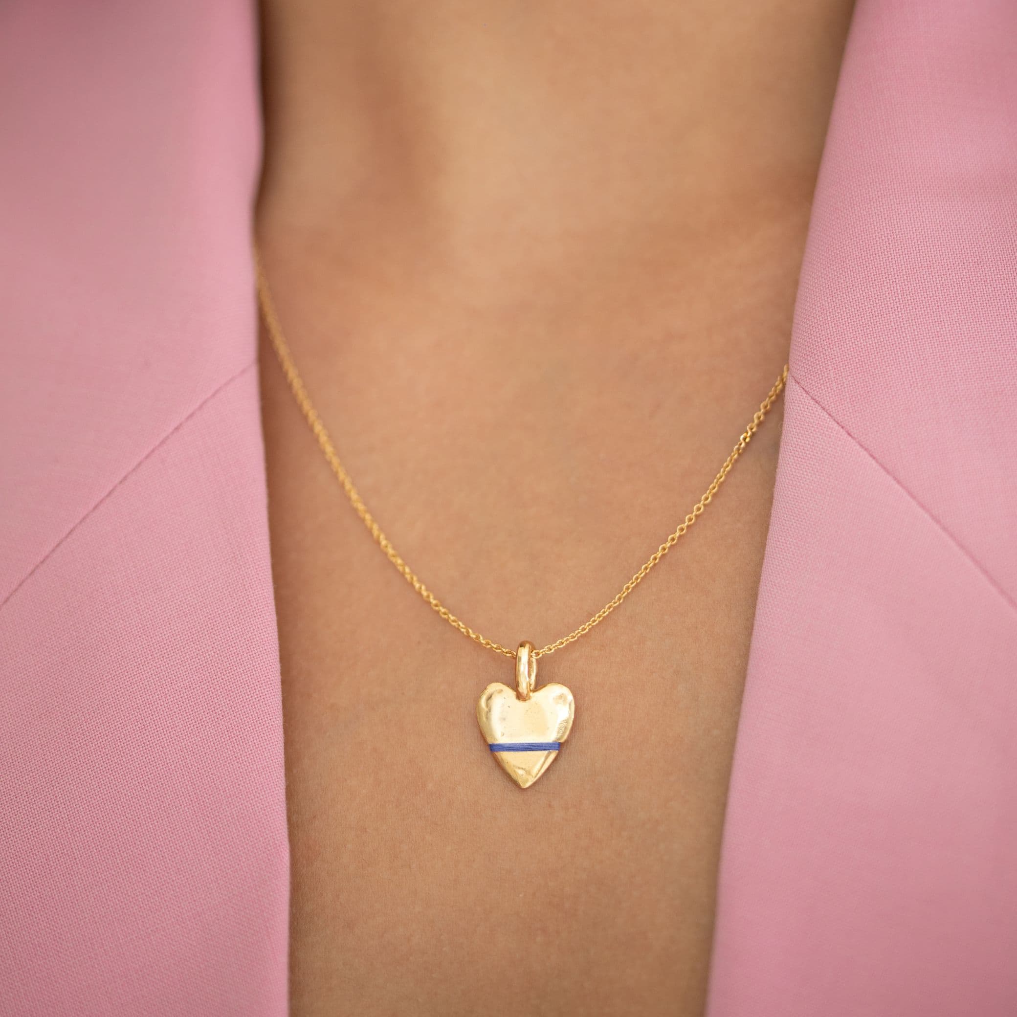 The Mini Heart-Full Necklace - Thousand Fibres