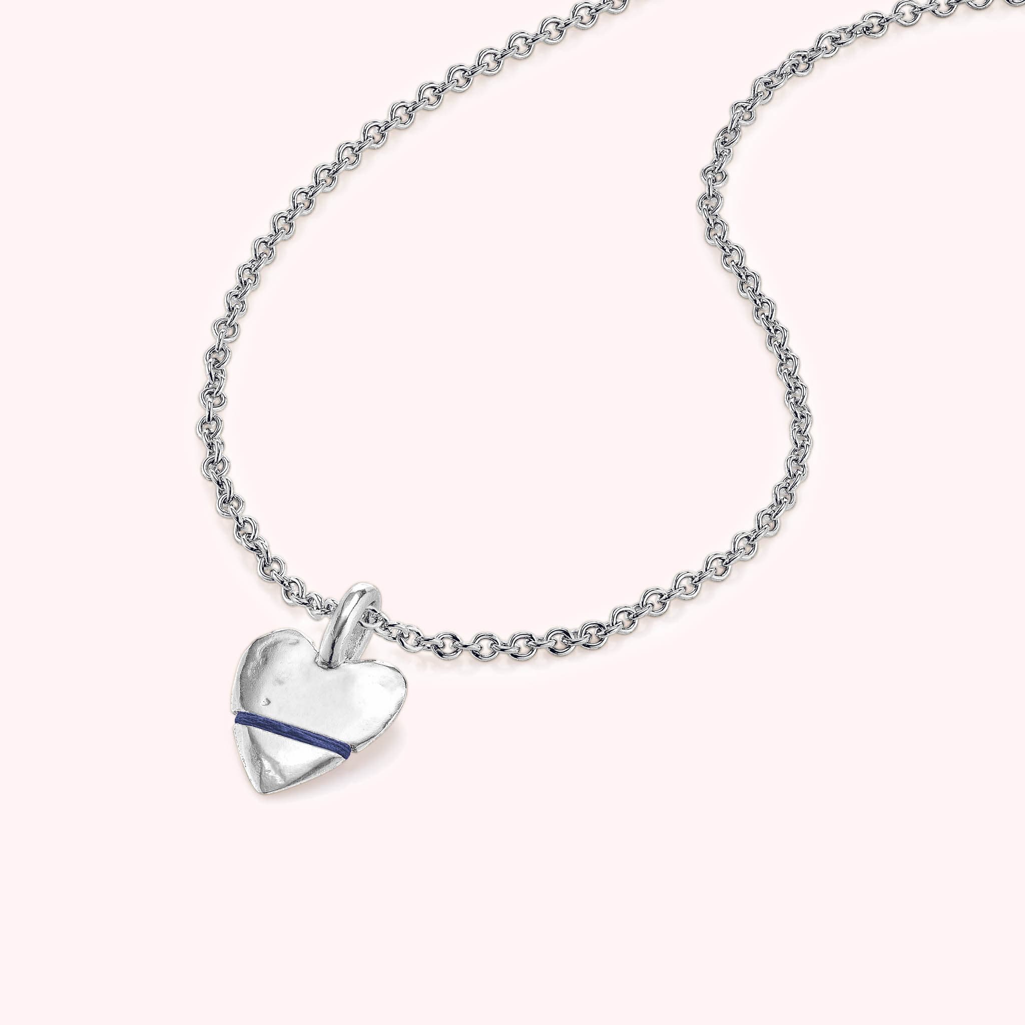 The Mini Heart-Full Necklace - Thousand Fibres