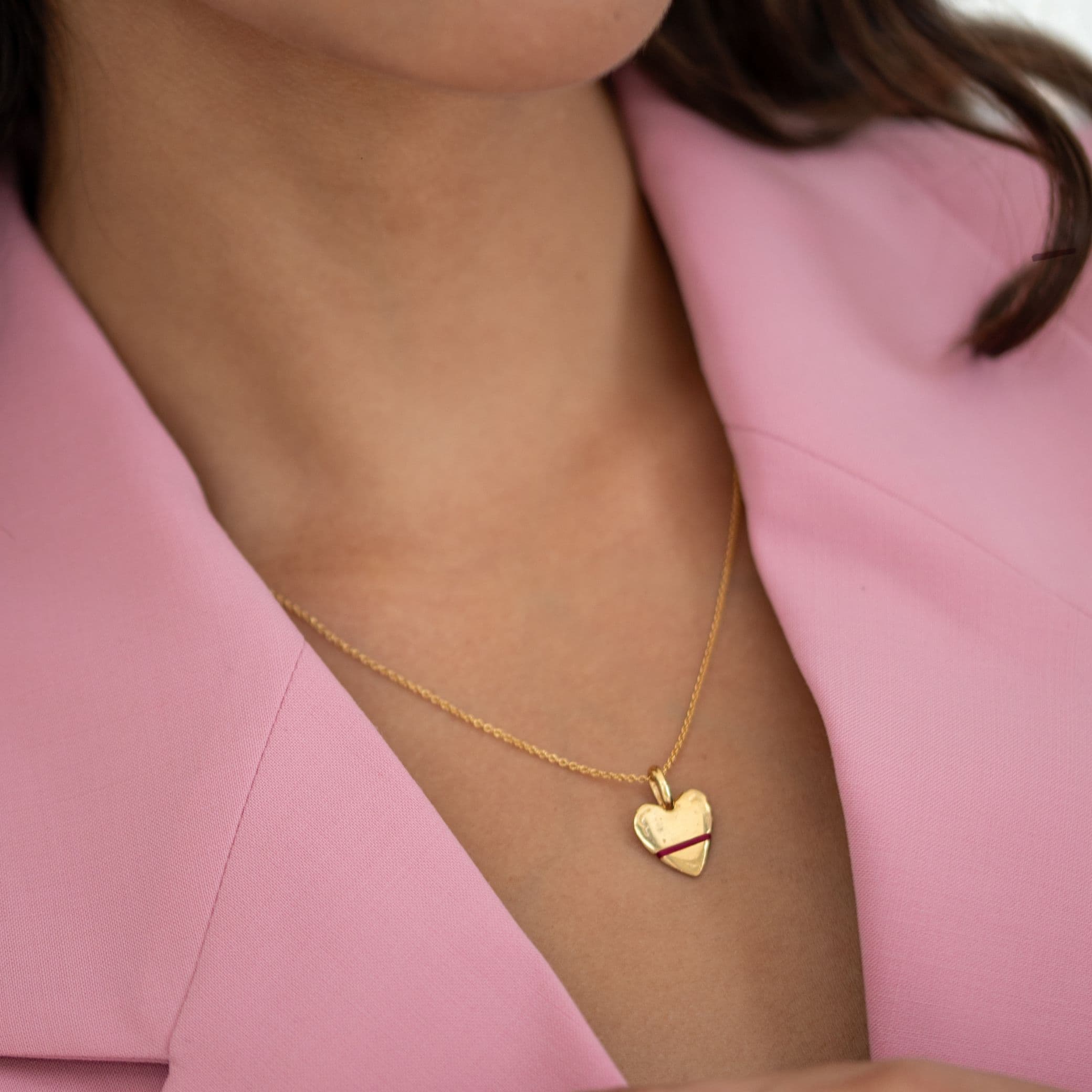 The Mini Heart-Full Necklace - Thousand Fibres