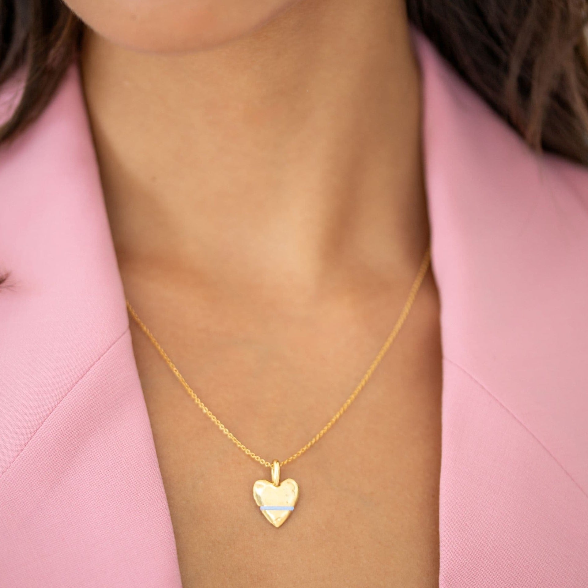 The Mini Heart-Full Necklace - Thousand Fibres