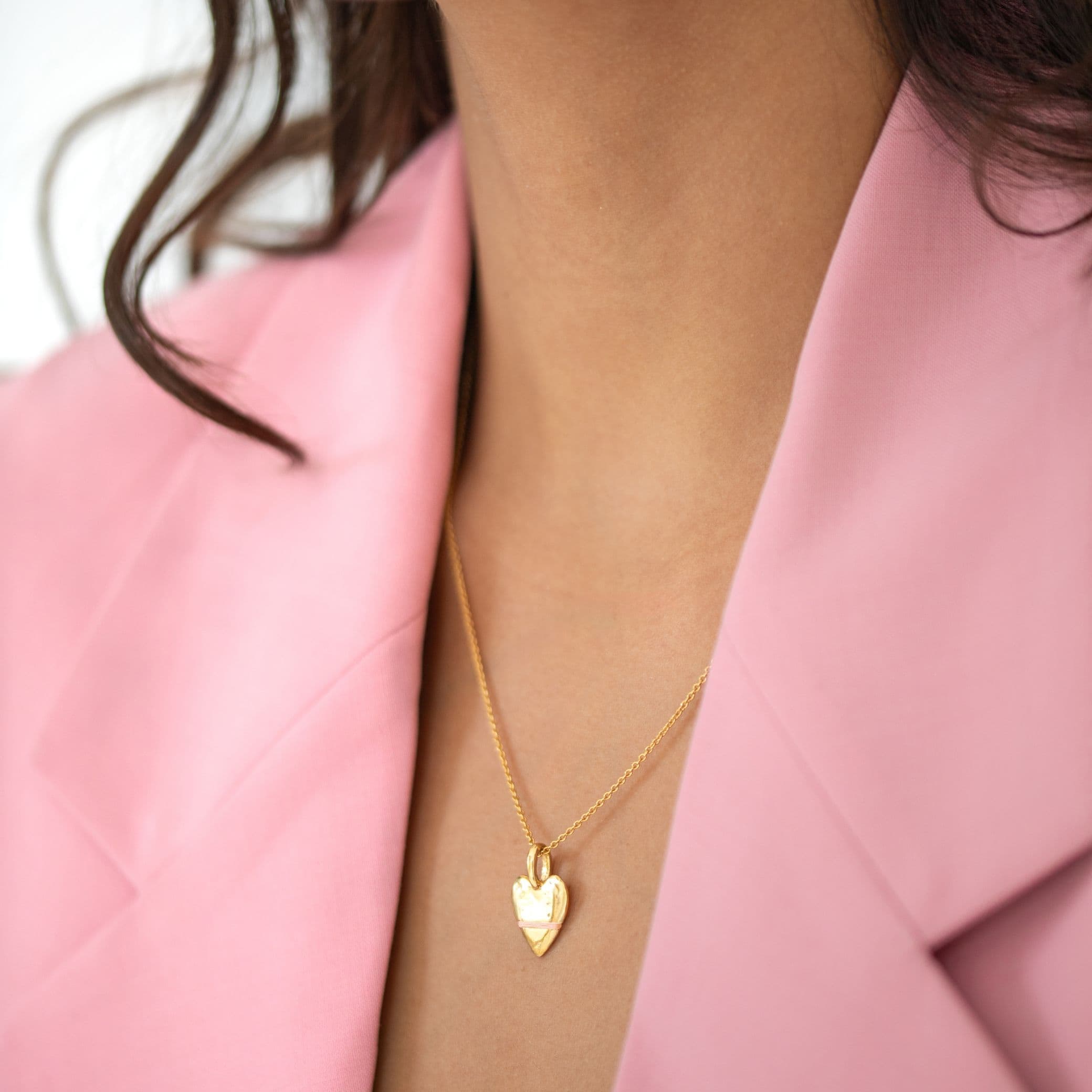 The Mini Heart-Full Necklace - Thousand Fibres