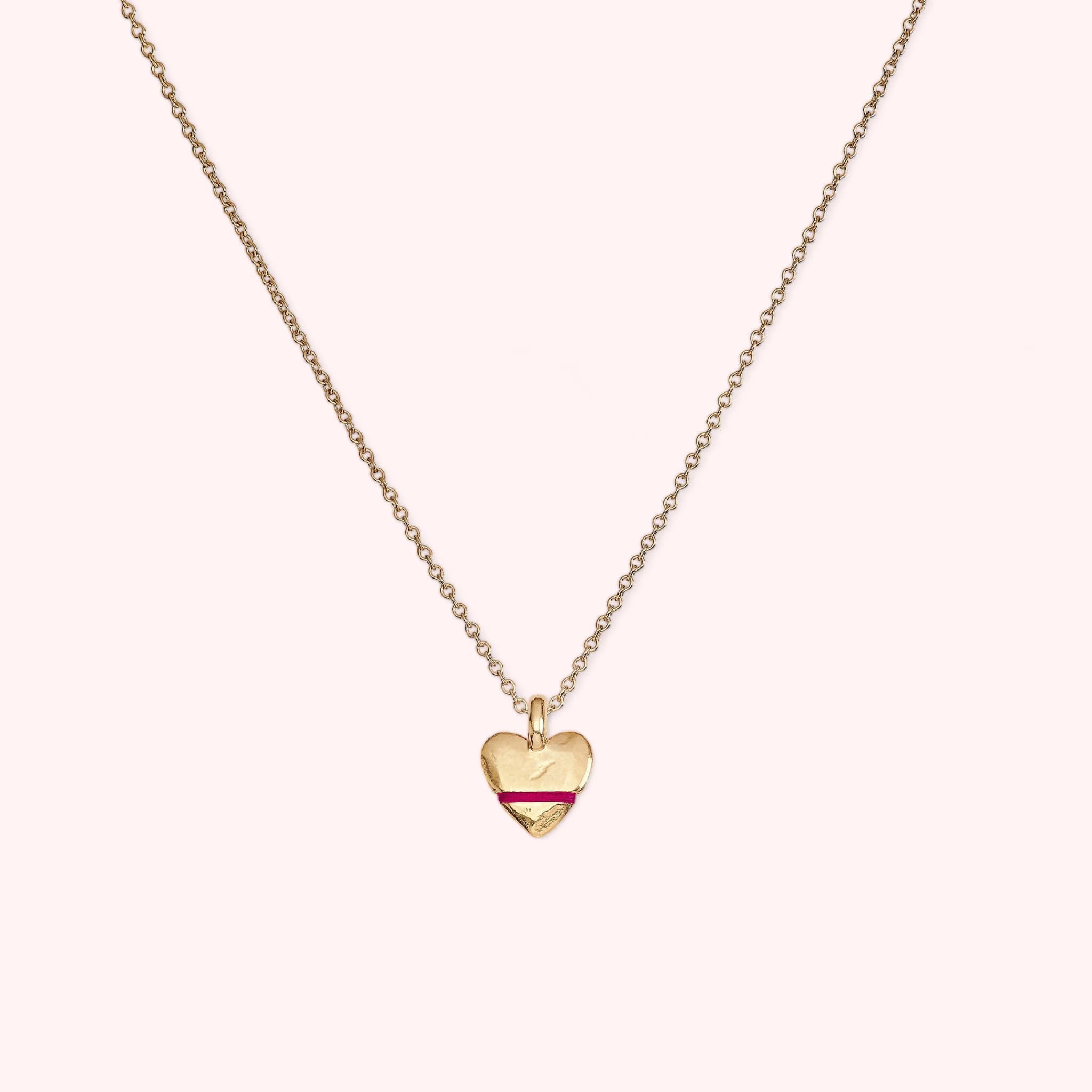 The Tiny Talisman Heart-Full Necklace - Thousand Fibres