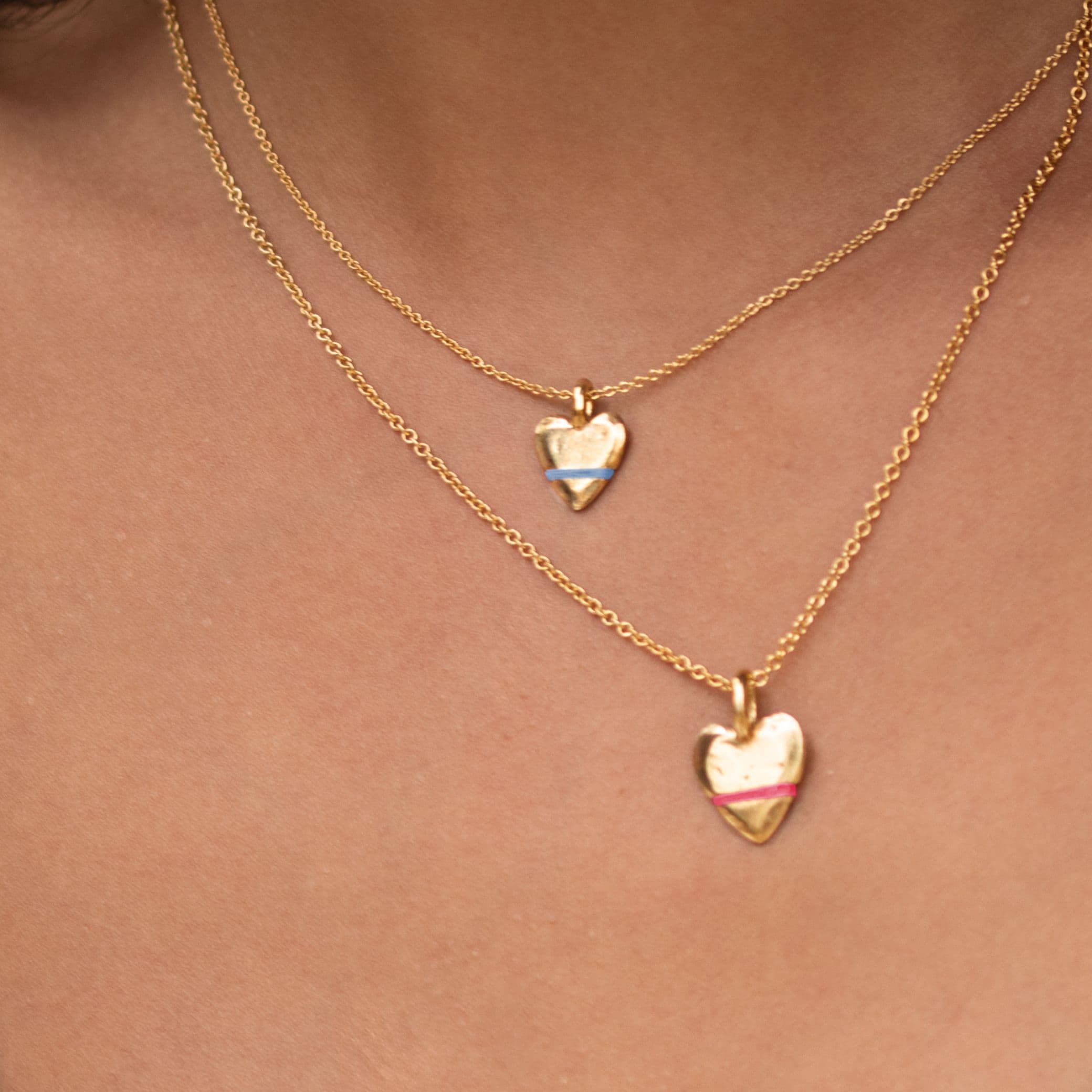 The Tiny Talisman Heart-Full Necklace - Thousand Fibres