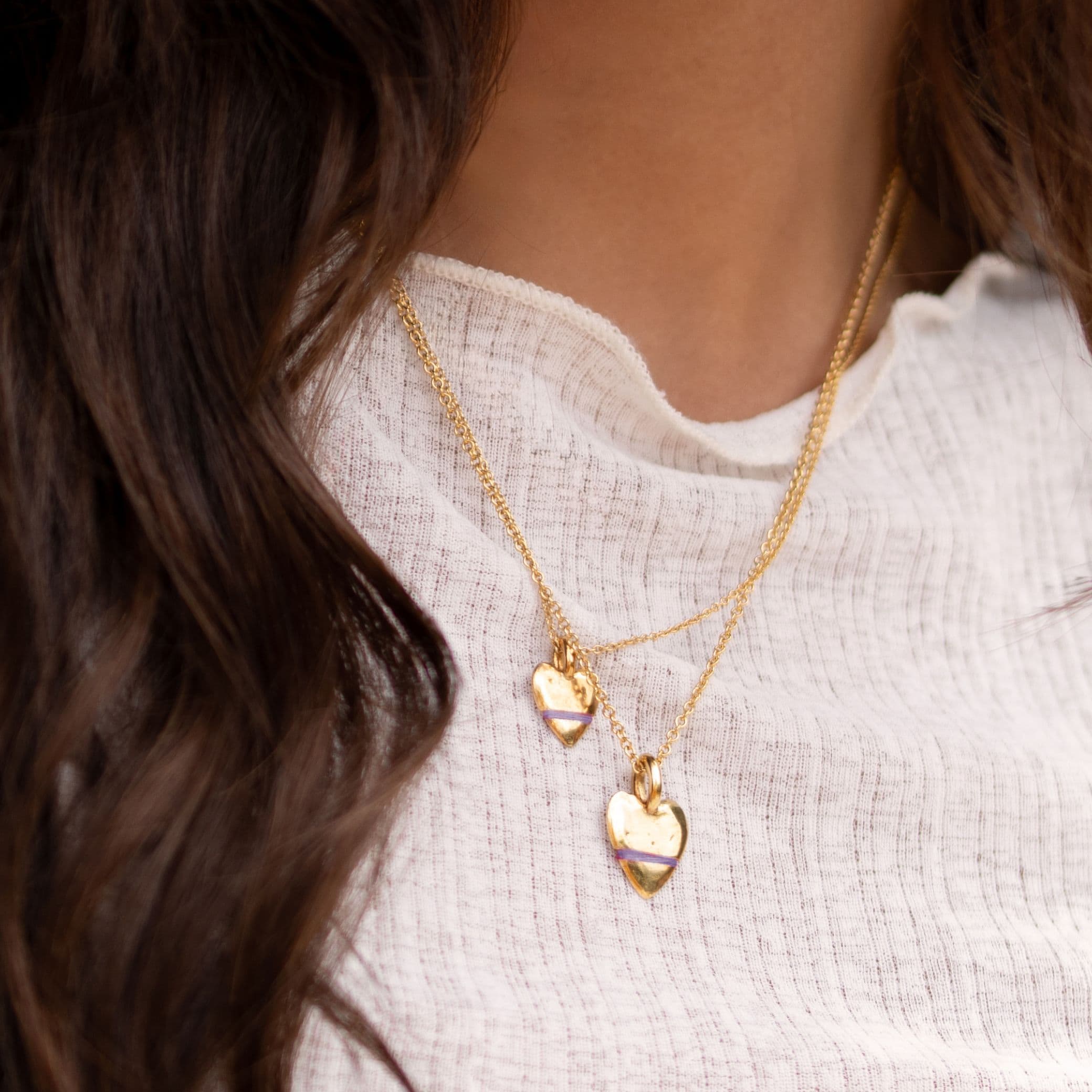 The Tiny Talisman Heart-Full Necklace - Thousand Fibres