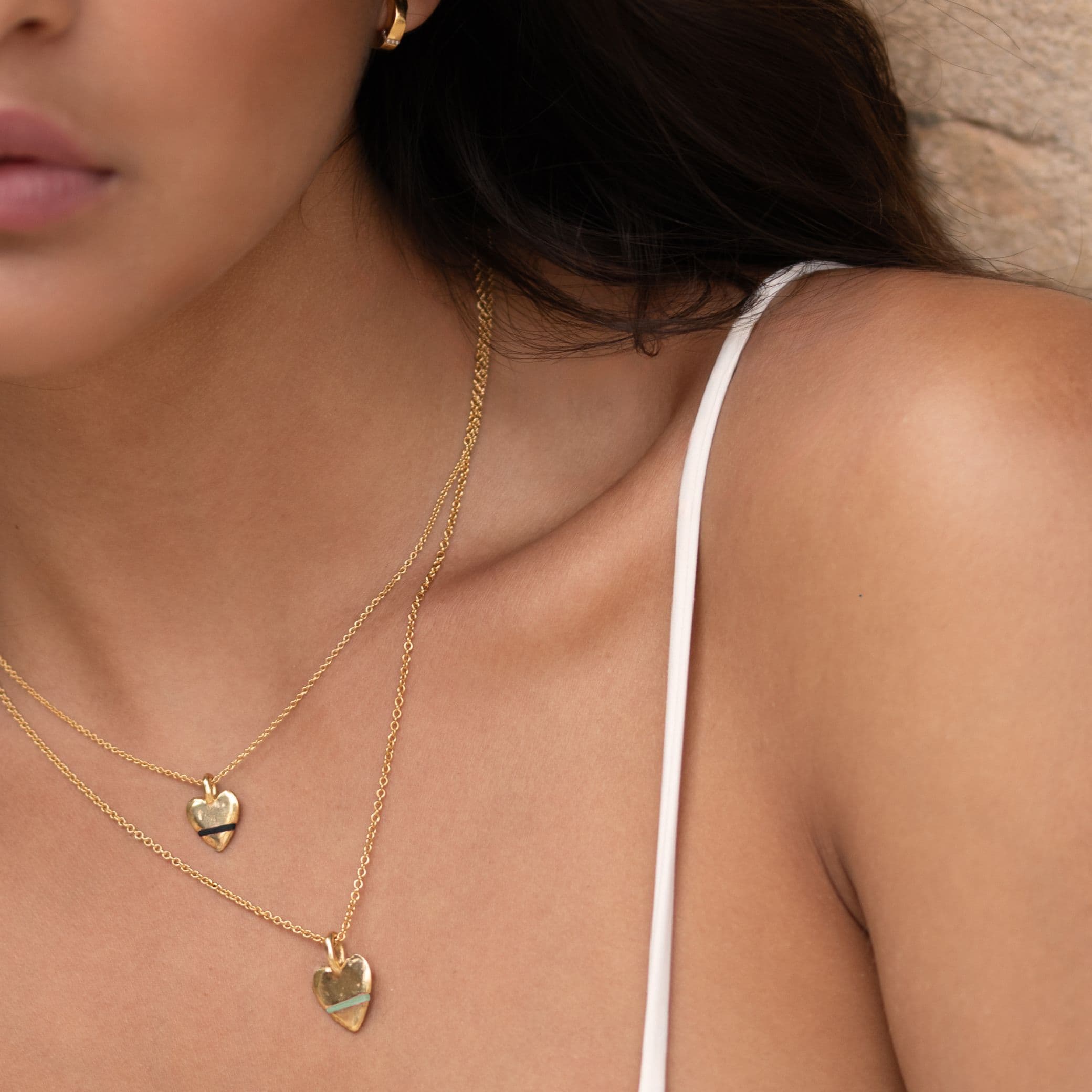 The Tiny Talisman Heart-Full Necklace - Thousand Fibres