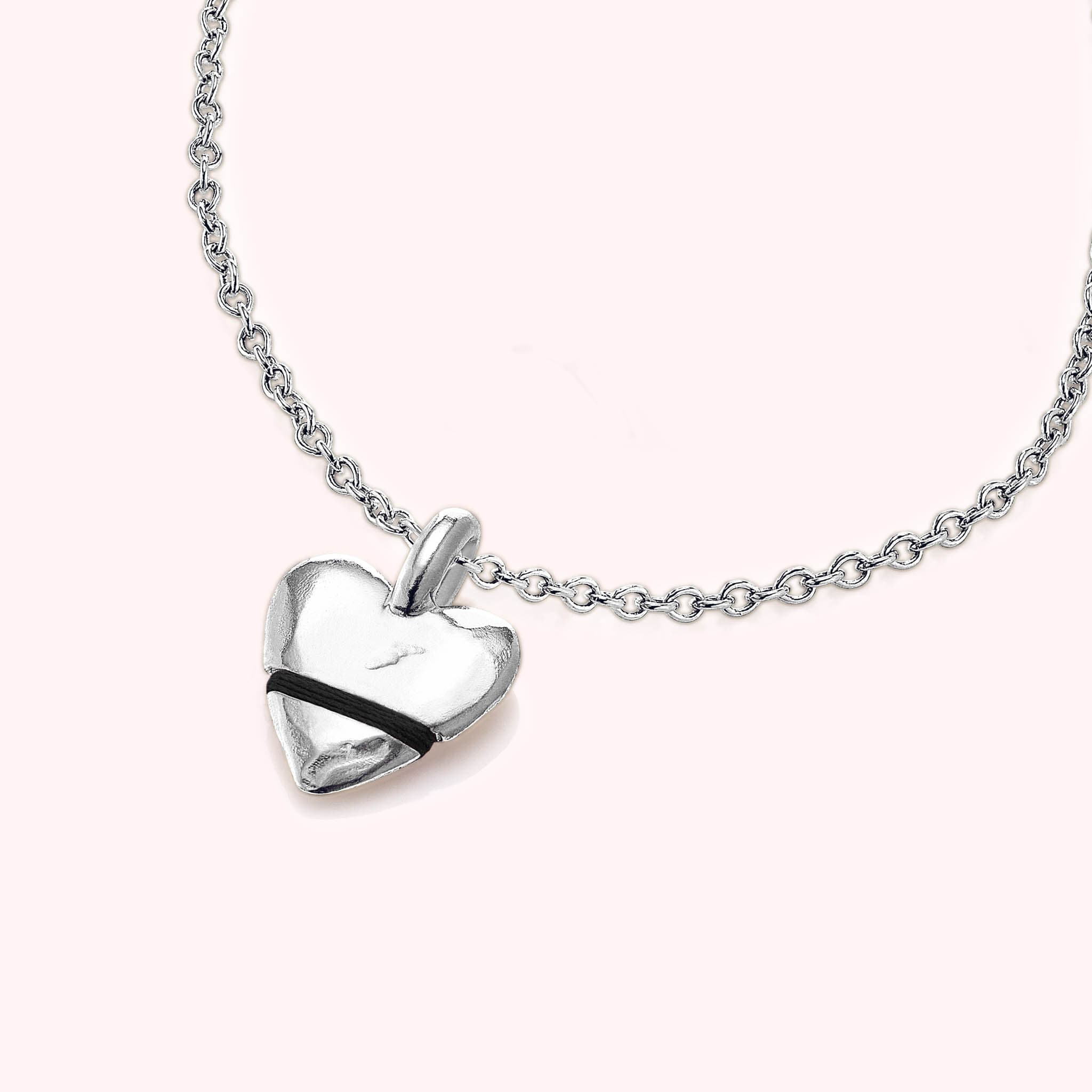 The Tiny Talisman Heart-Full Necklace - Thousand Fibres