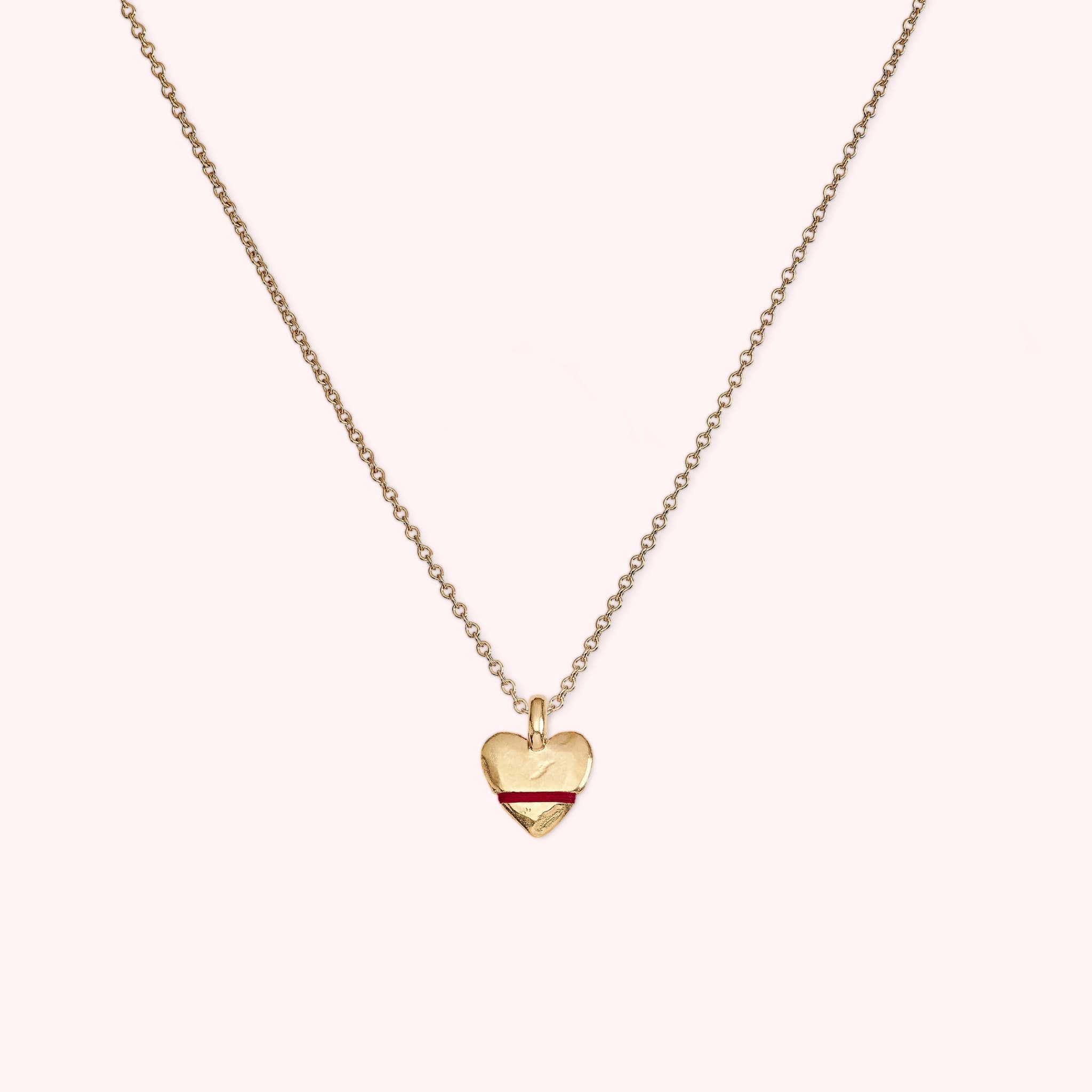 The Tiny Talisman Heart-Full Necklace - Thousand Fibres