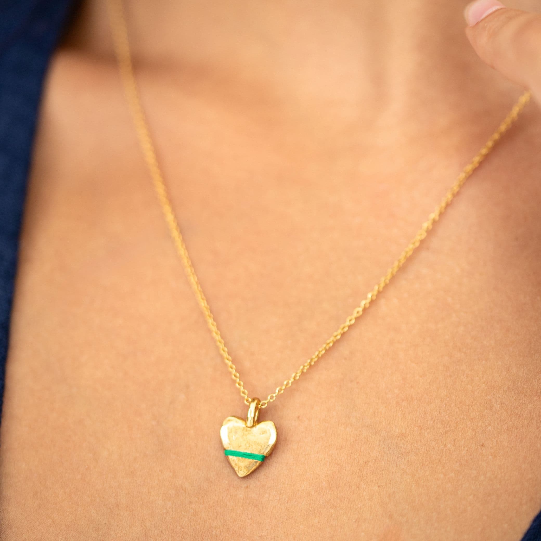 The Tiny Talisman Heart-Full Necklace - Thousand Fibres