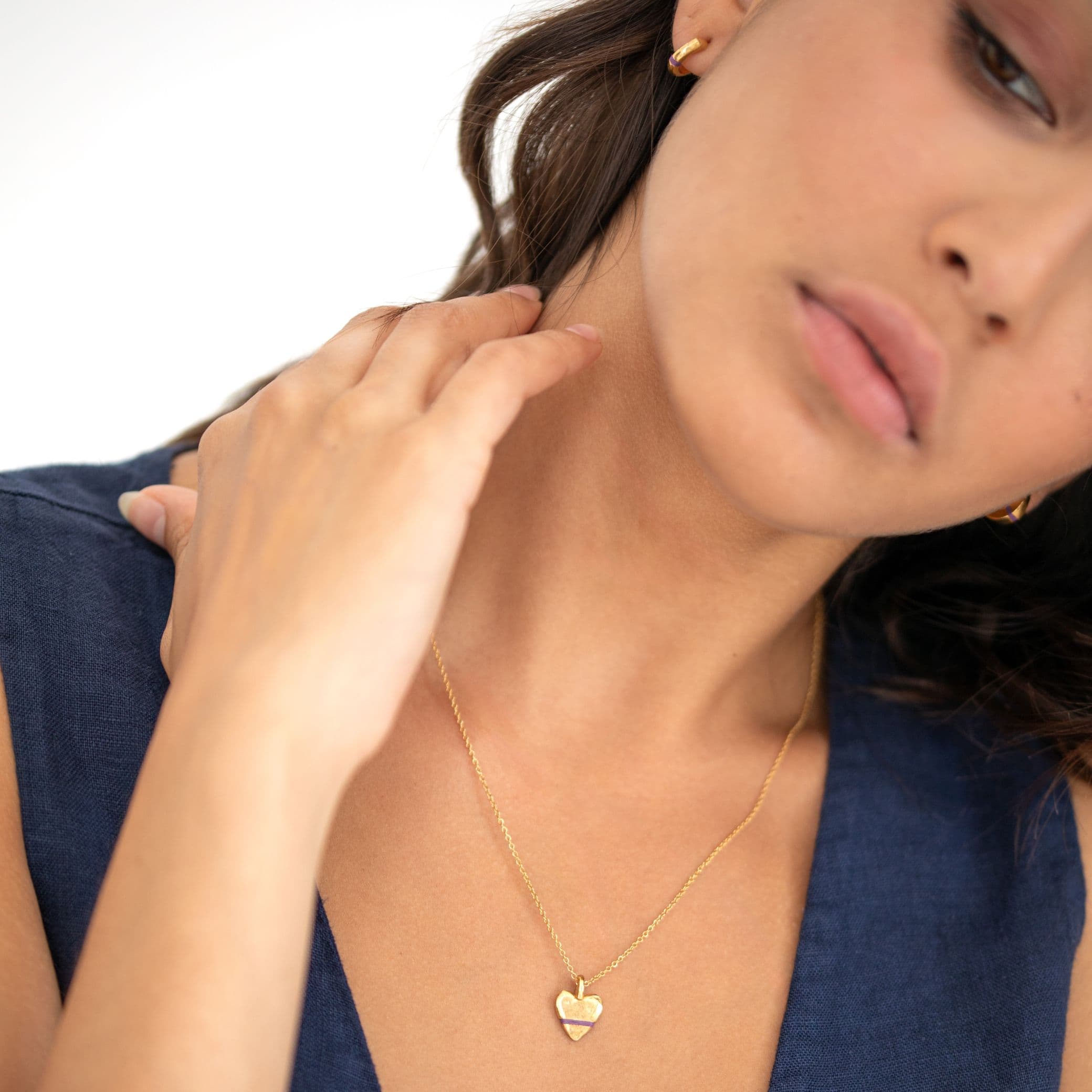 The Tiny Talisman Heart-Full Necklace - Thousand Fibres