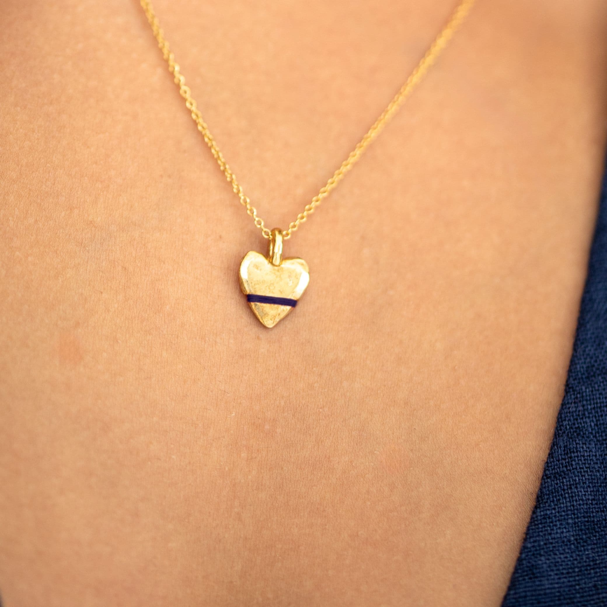 The Tiny Talisman Heart-Full Necklace - Thousand Fibres