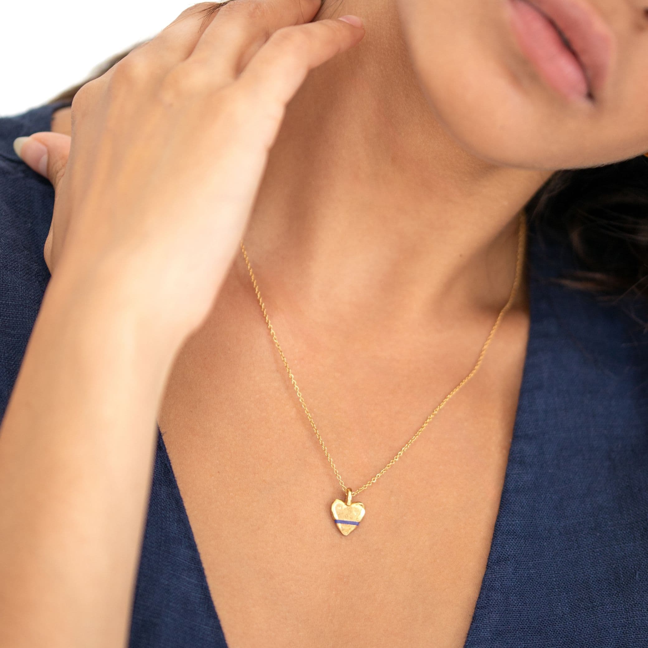 The Tiny Talisman Heart-Full Necklace - Thousand Fibres