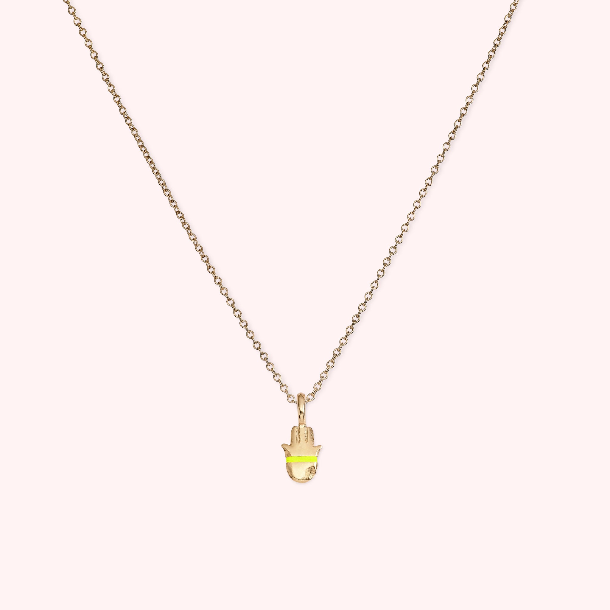 The Tiny Talisman Hamsa Necklace