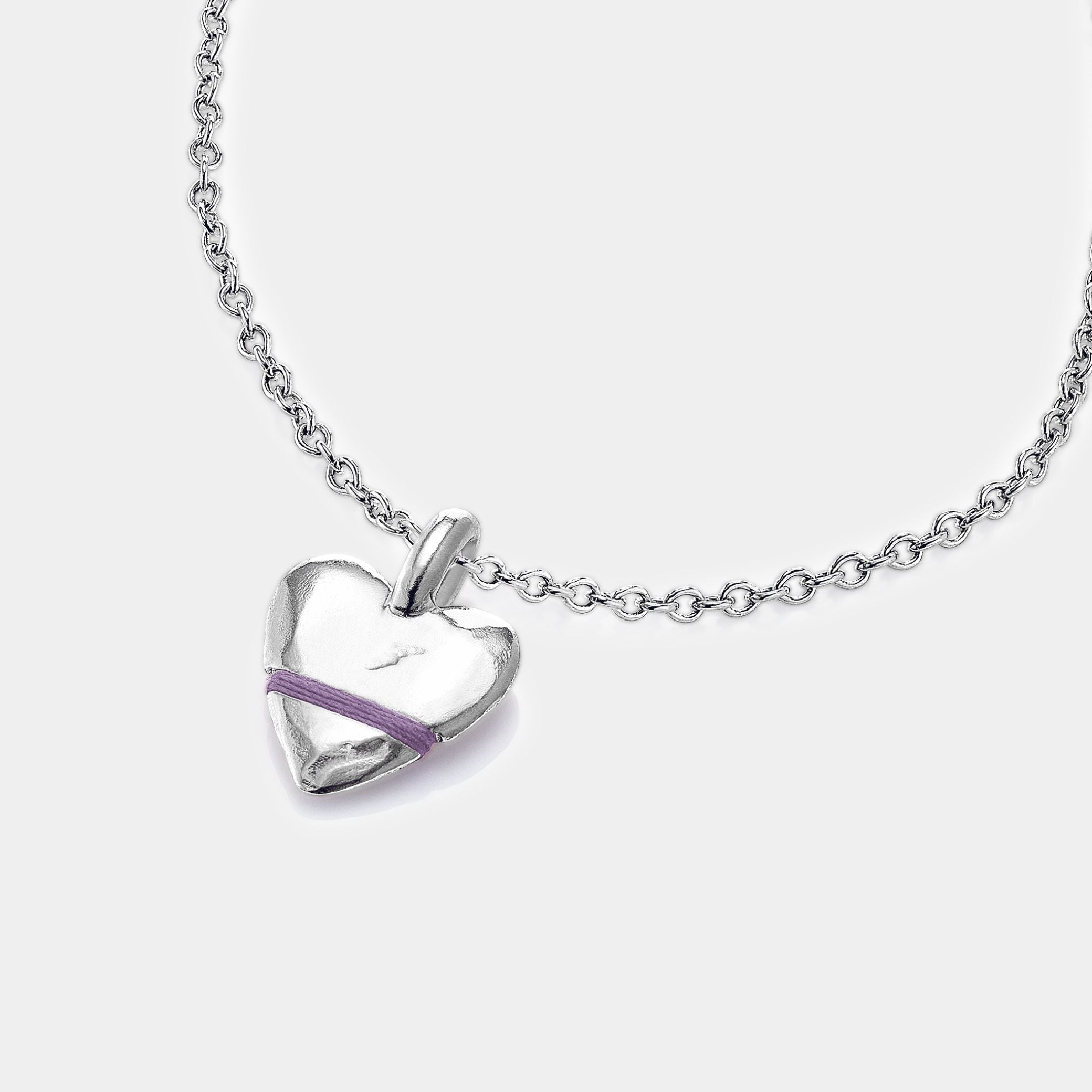 The Tiny Talisman Heart-Full Necklace - Thousand Fibres