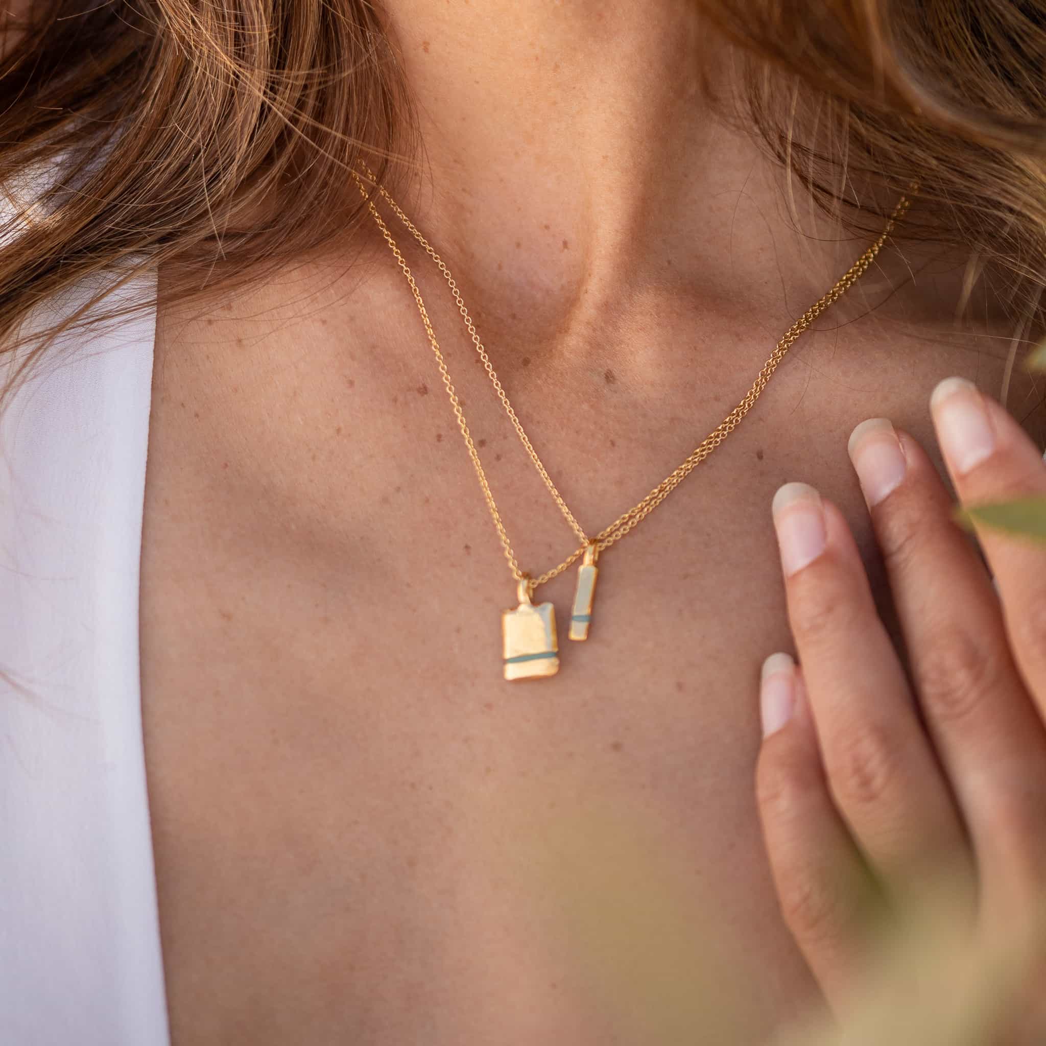 The Mini Between-Us Necklace - Thousand Fibres