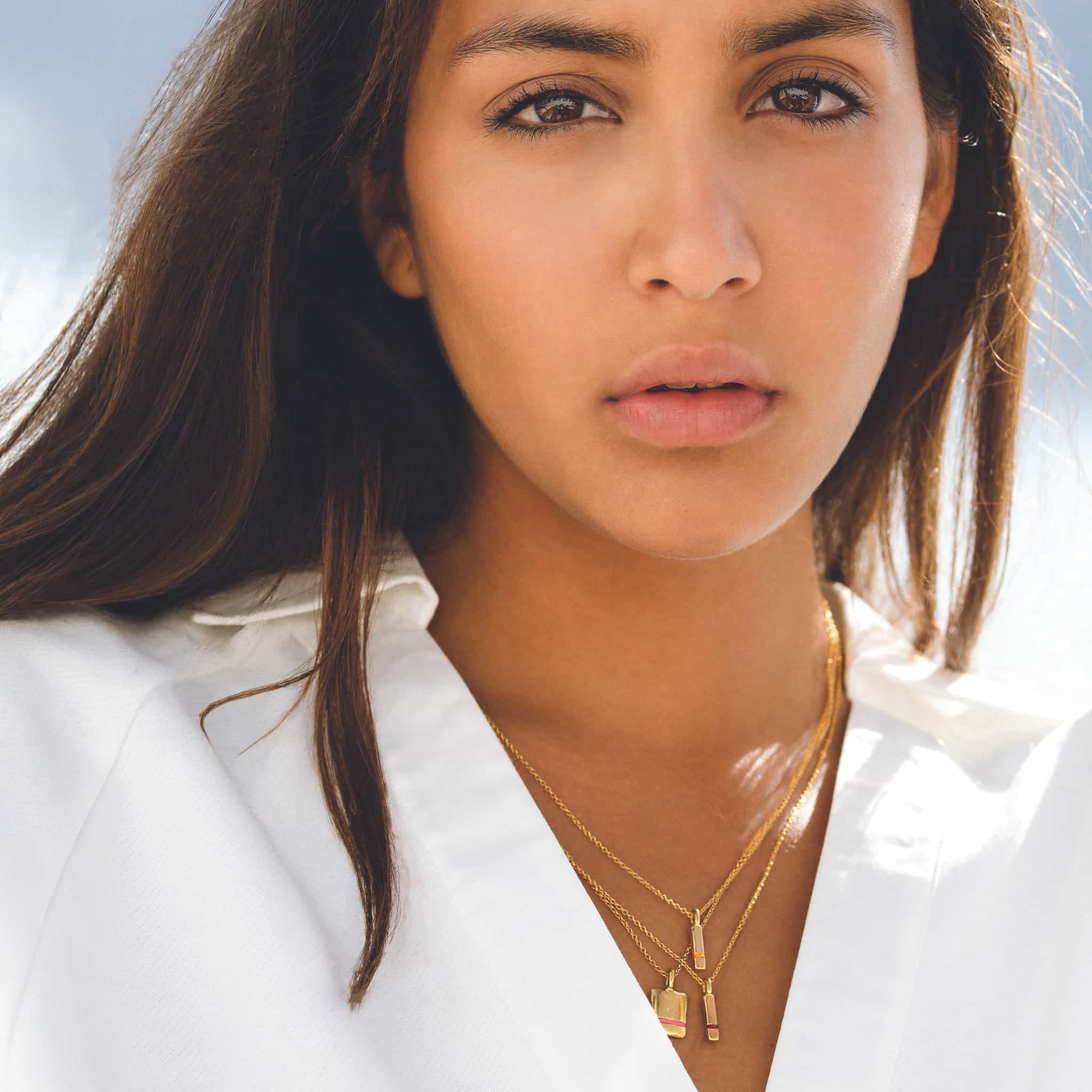 The Mini Between-Us Necklace - Thousand Fibres