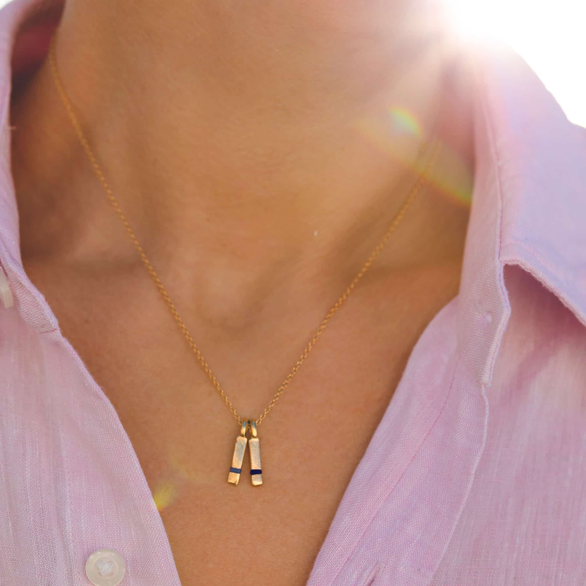 The Mini Between-Us Necklace - Thousand Fibres