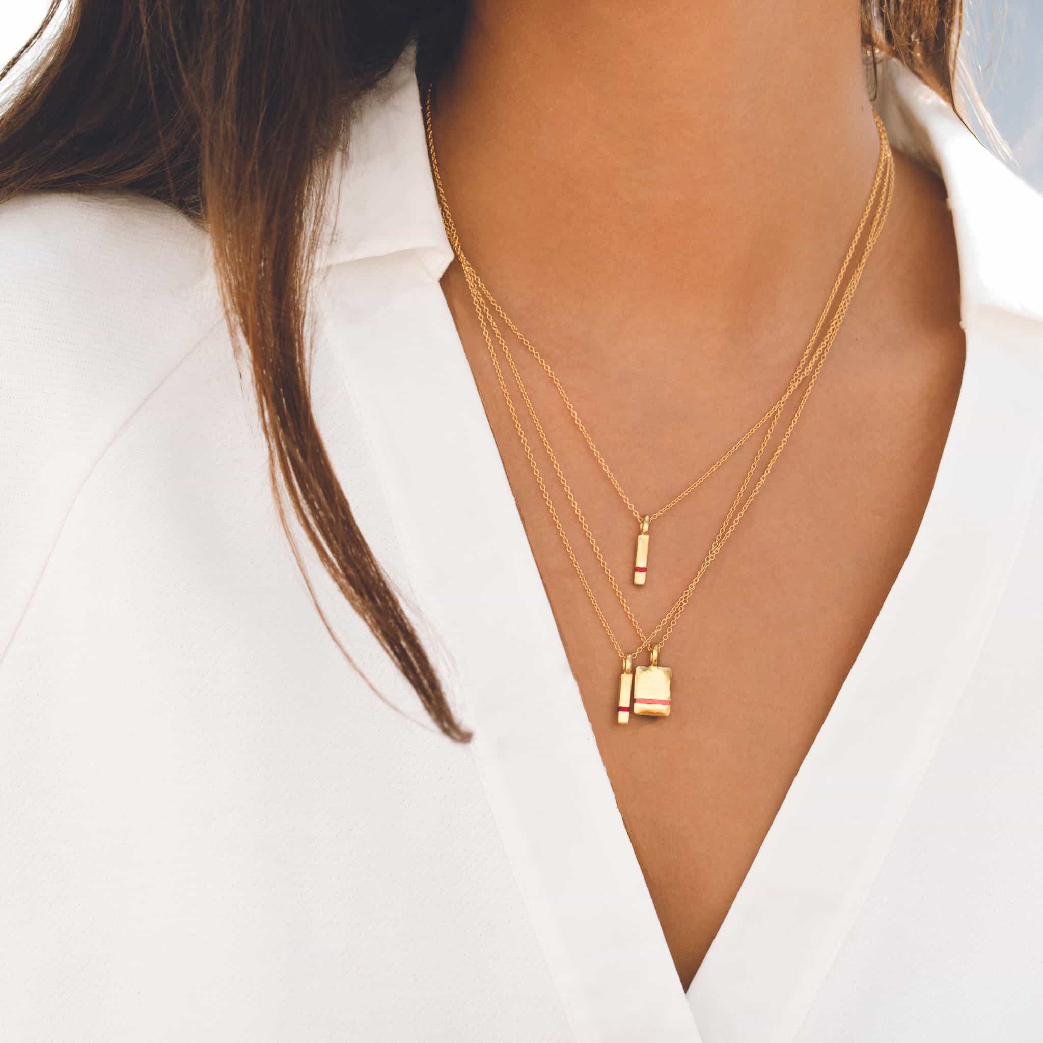 The Mini Between-Us Necklace - Thousand Fibres