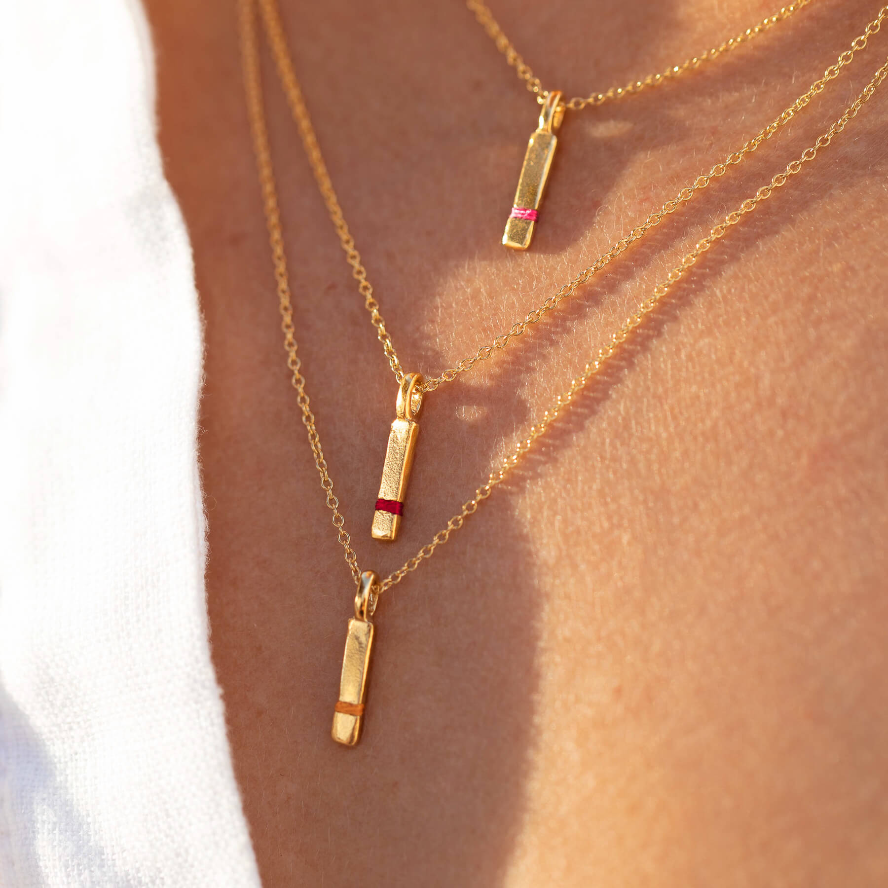 The Mini Between-Us Necklace - Thousand Fibres