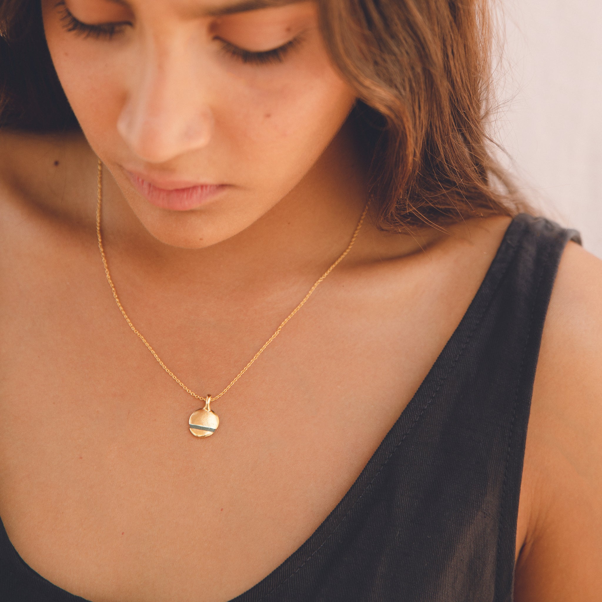 The Mini Full-Circle Necklace - Thousand Fibres