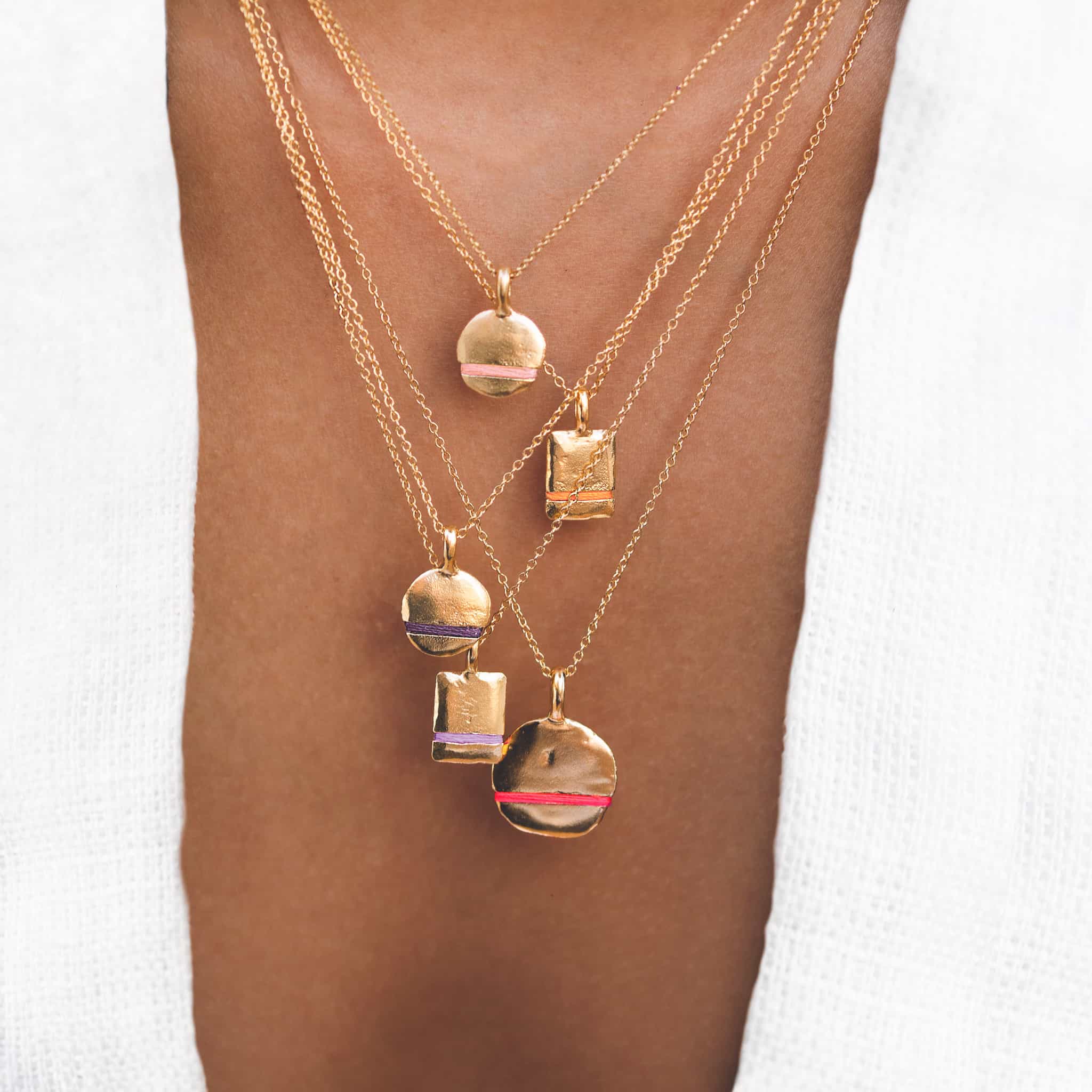 The Mini Full-Circle Necklace - Thousand Fibres