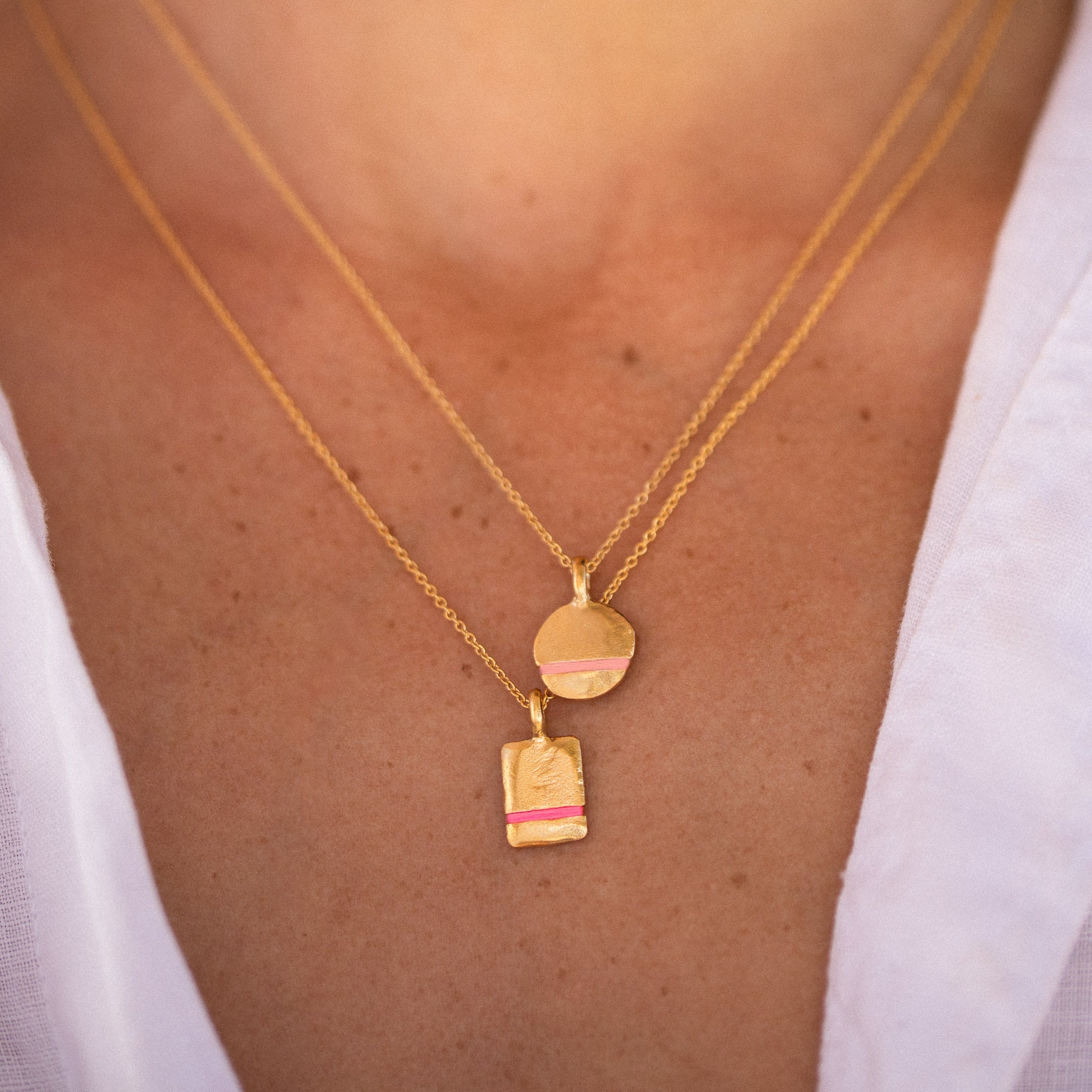 The Mini Full-Circle Necklace - Thousand Fibres